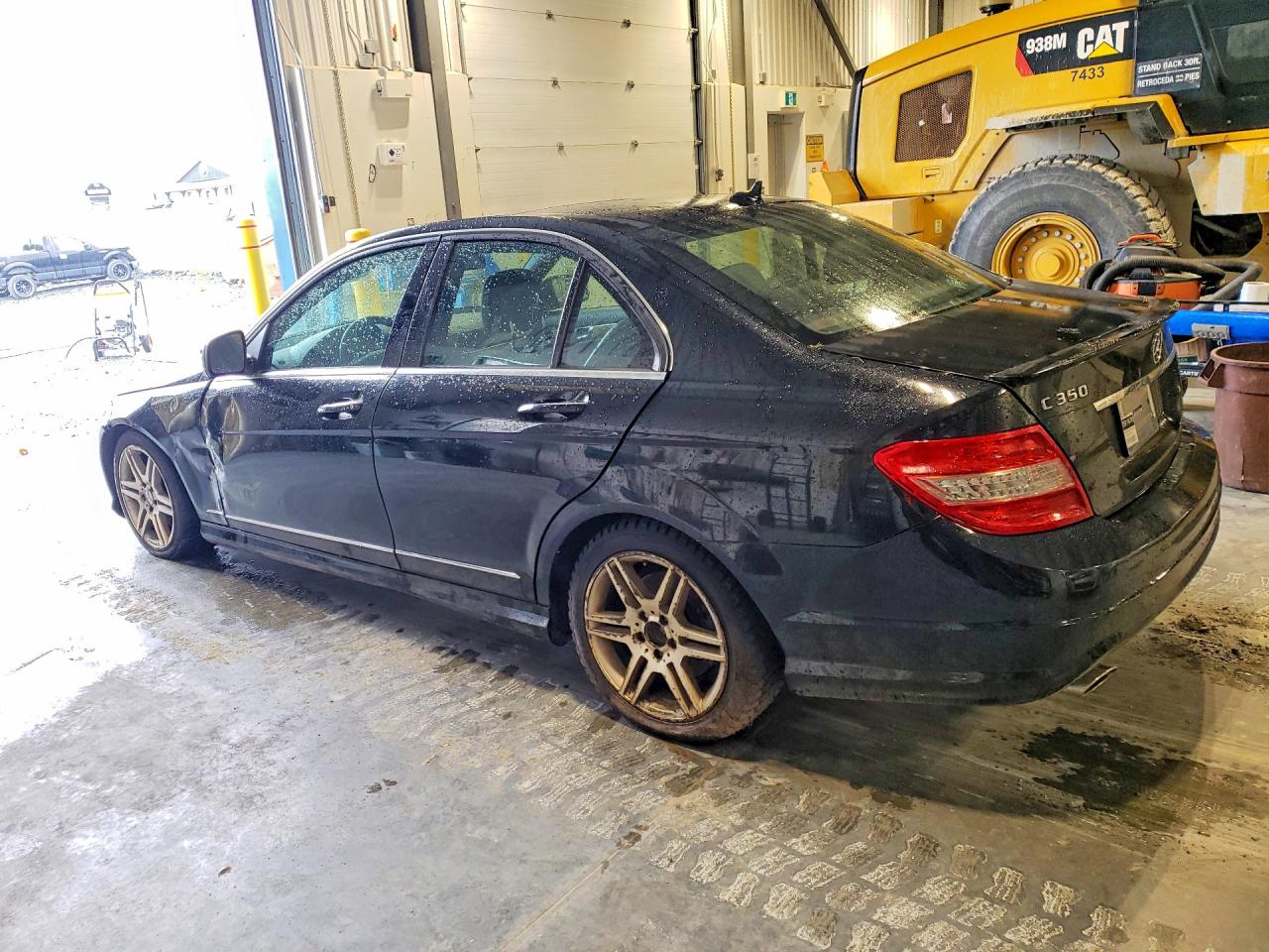 2008 Mercedes-benz C 350 Black vin: WDDGF56X18F050953