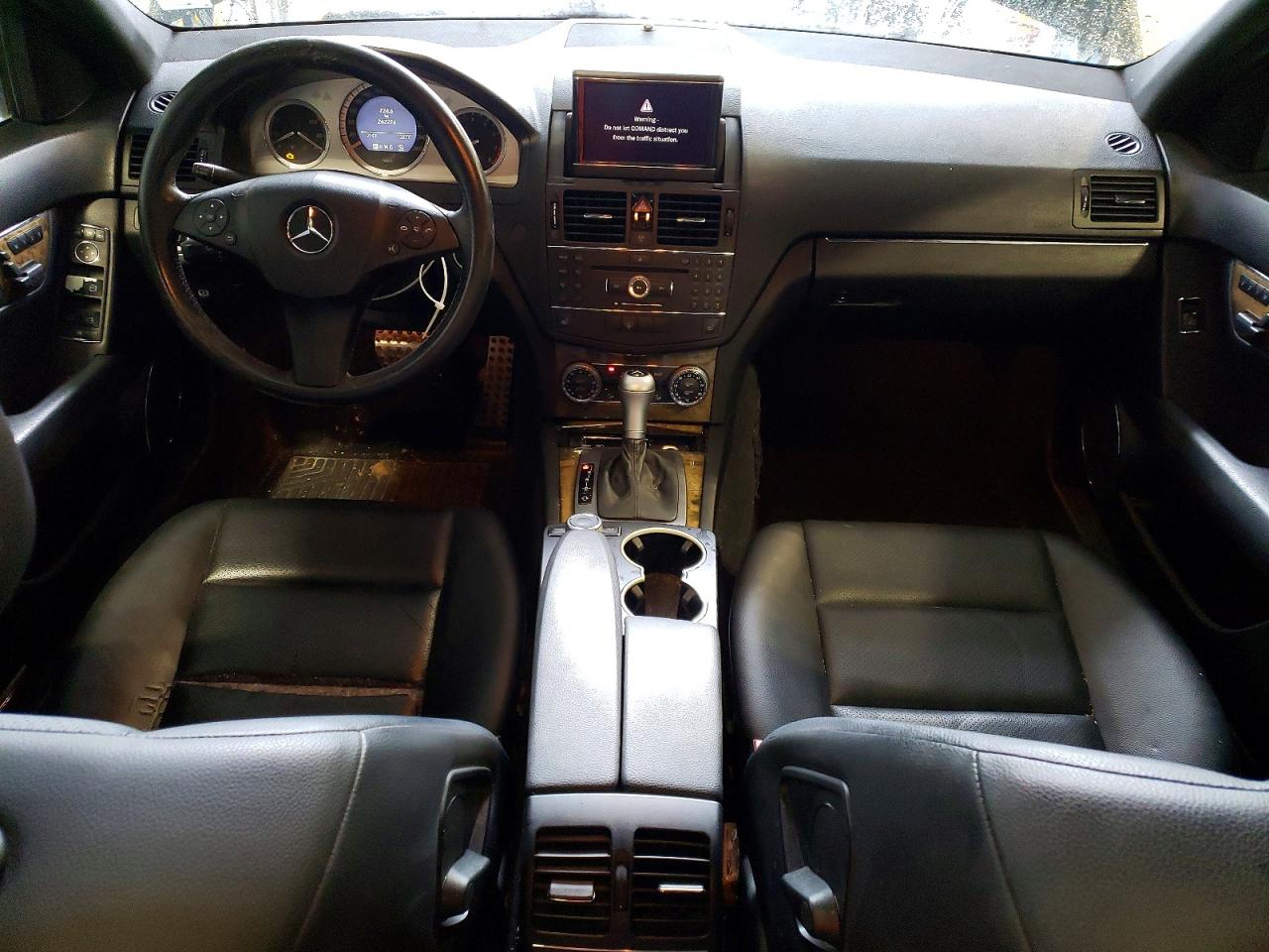 2008 Mercedes-benz C 350 Black vin: WDDGF56X18F050953