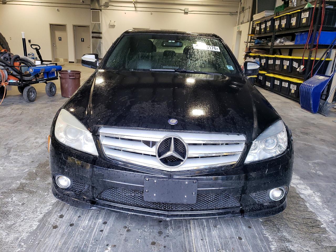 2008 Mercedes-benz C 350 Black vin: WDDGF56X18F050953