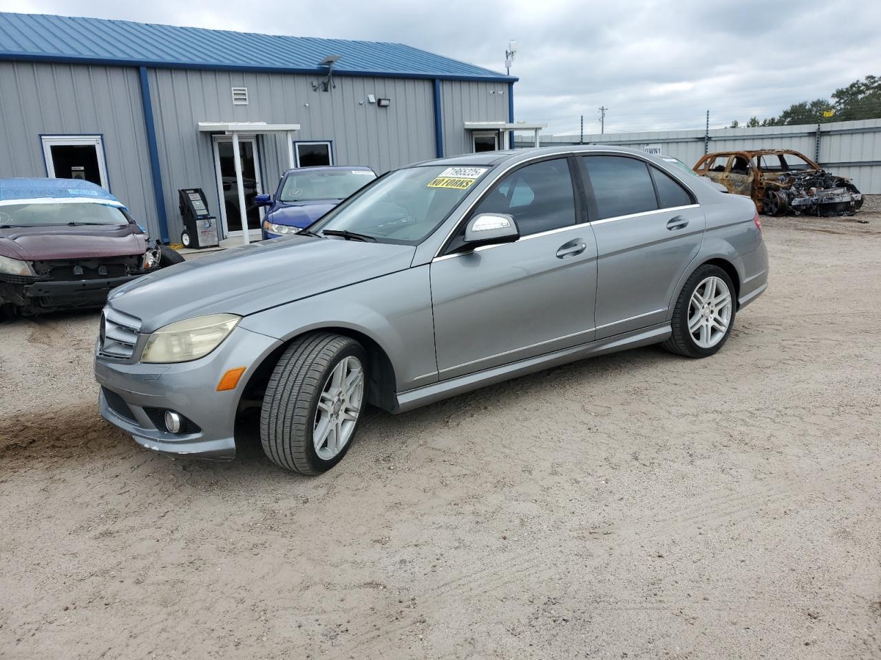 2008 Mercedes-benz C 350 Gray vin: WDDGF56X18F052976