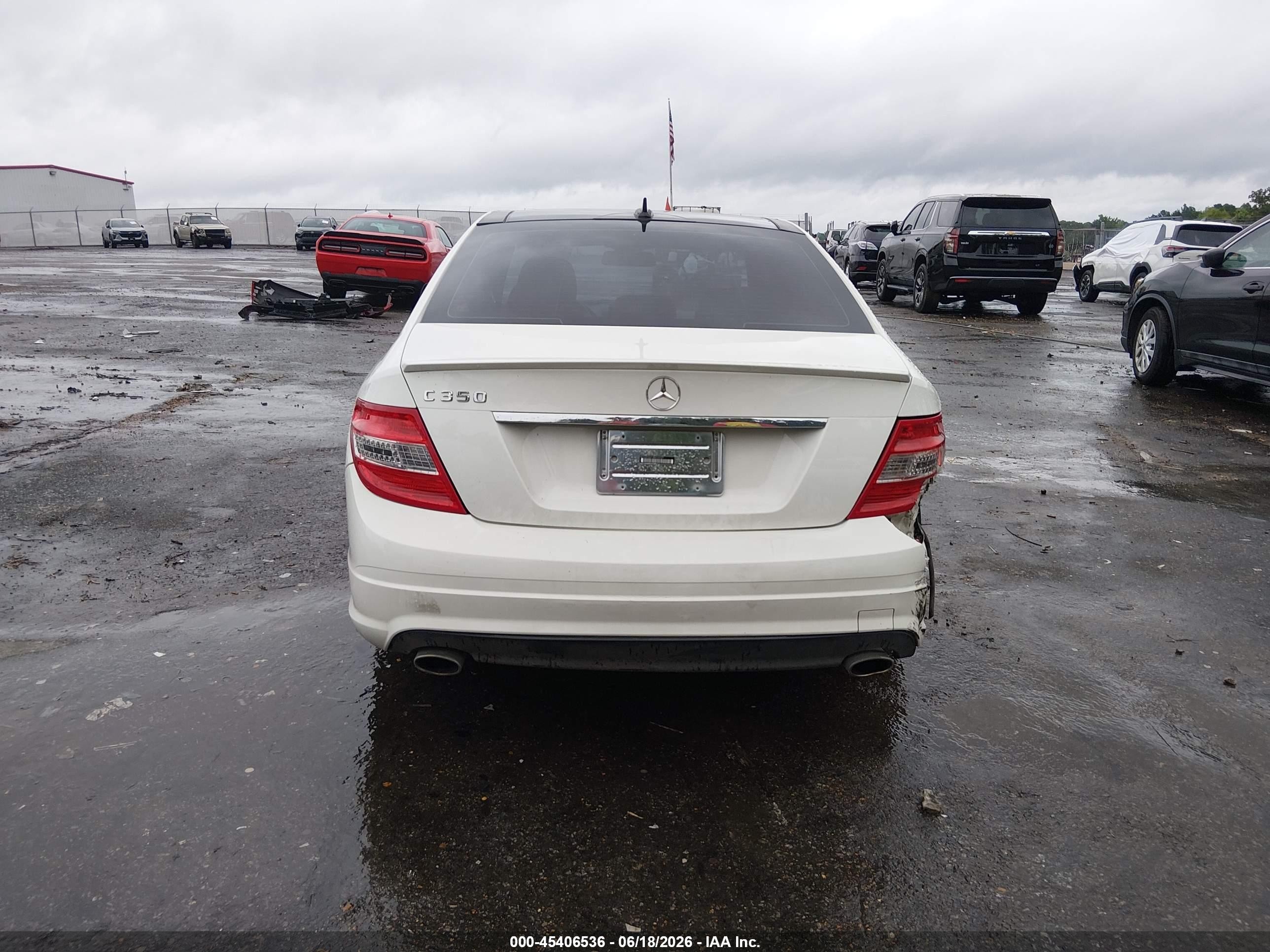 2008 Mercedes-benz C 350 Sport White vin: WDDGF56X18R026537