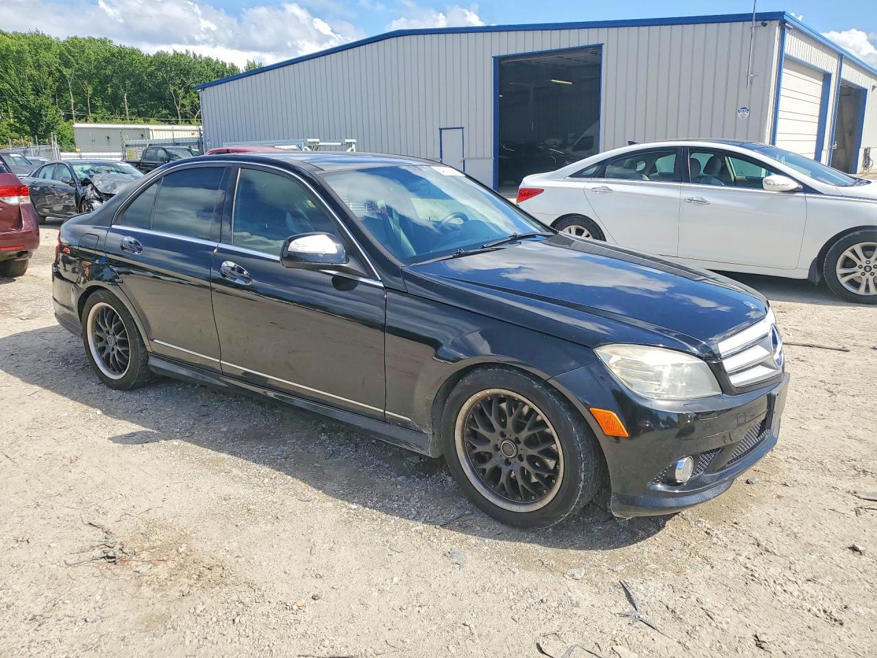 2009 Mercedes-benz C 350 Black vin: WDDGF56X19R050127