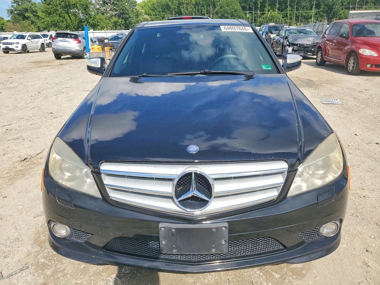 2009 Mercedes-benz C 350 Black vin: WDDGF56X19R050127