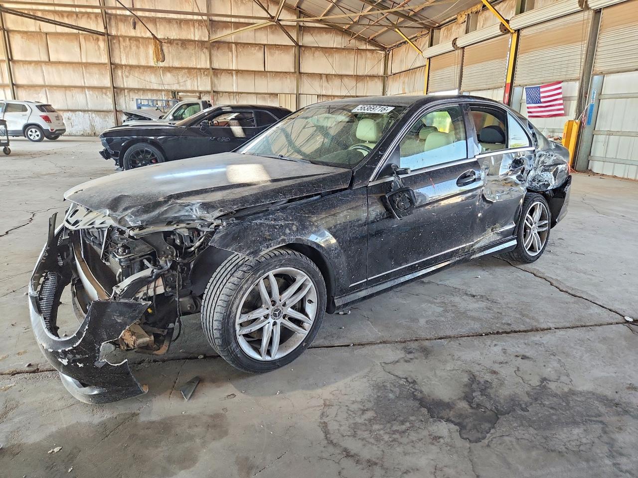 2008 Mercedes-benz C 350 Black vin: WDDGF56X28F032106