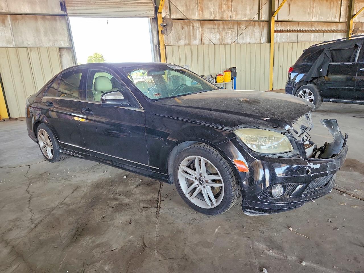 2008 Mercedes-benz C 350 Черный vin: WDDGF56X28F032106