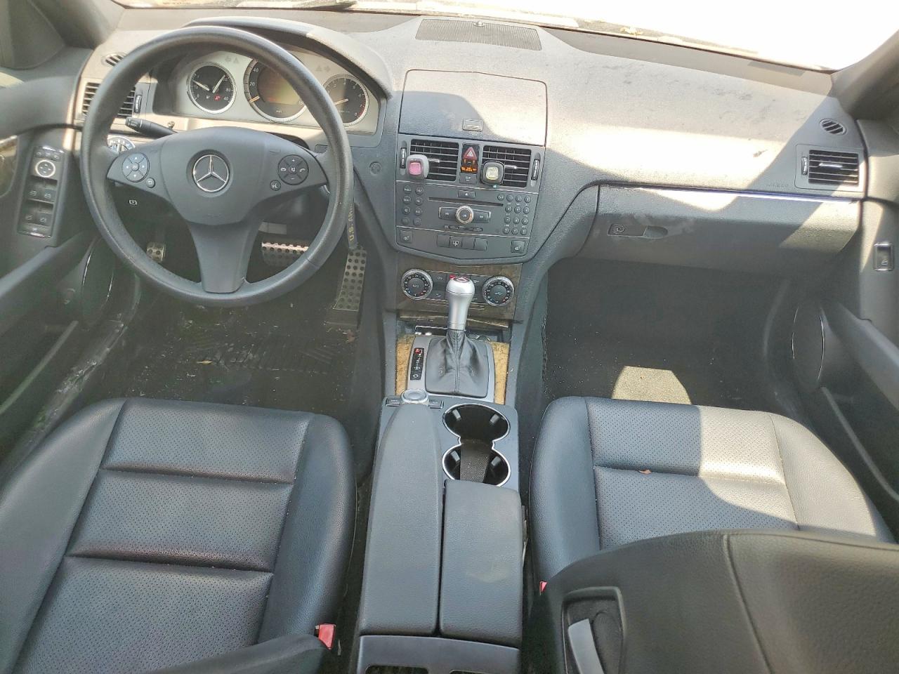 2008 Mercedes-benz C 350 Silver vin: WDDGF56X28F043154