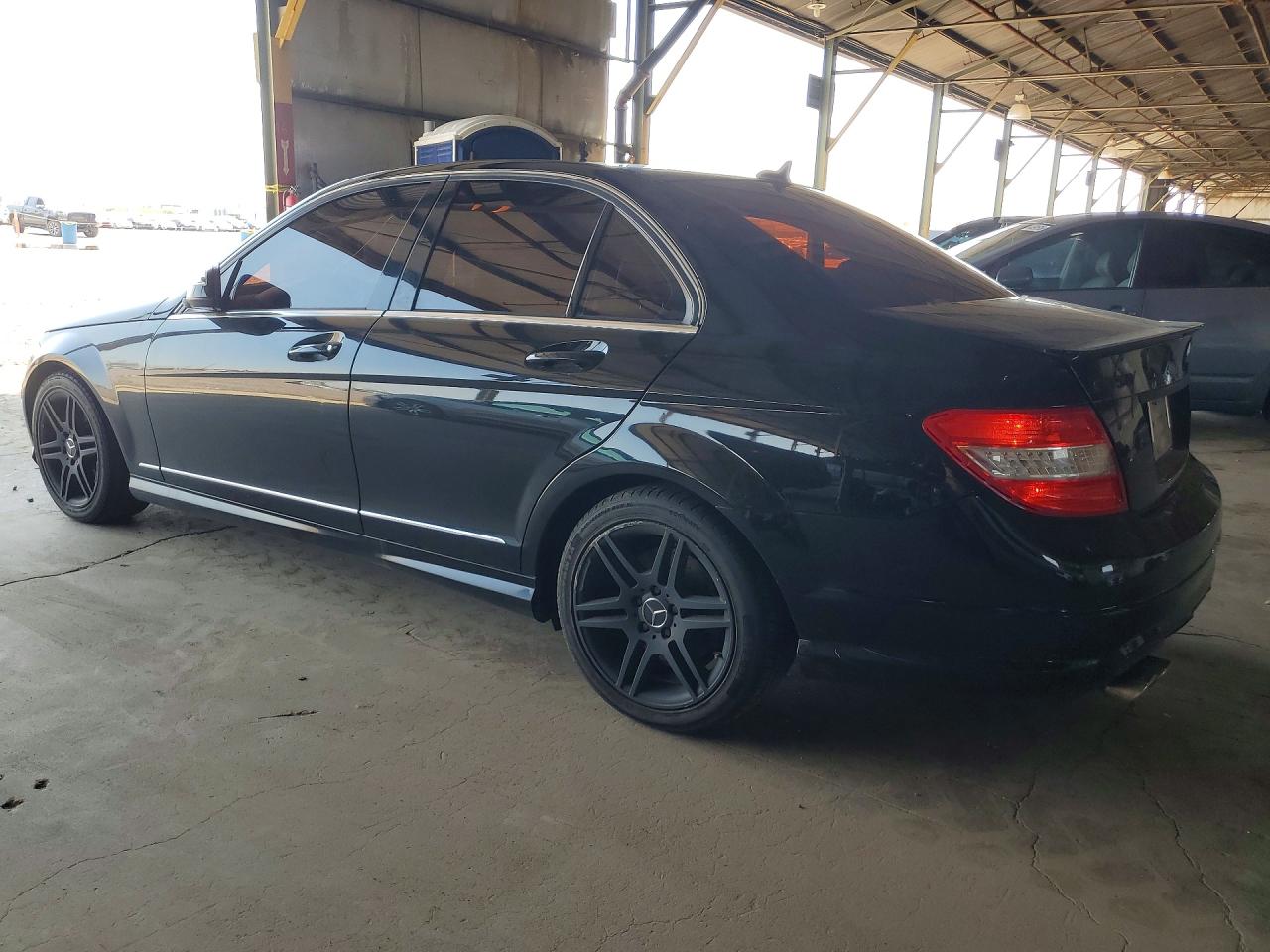 2008 Mercedes-benz C 350 Black vin: WDDGF56X28F104938