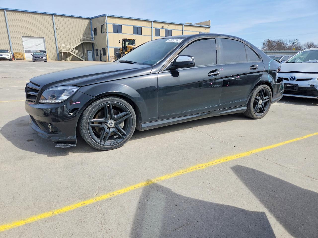 2008 Mercedes-benz C 350 Черный vin: WDDGF56X38F017274