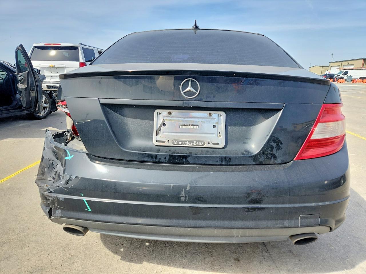 2008 Mercedes-benz C 350 Black vin: WDDGF56X38F017274