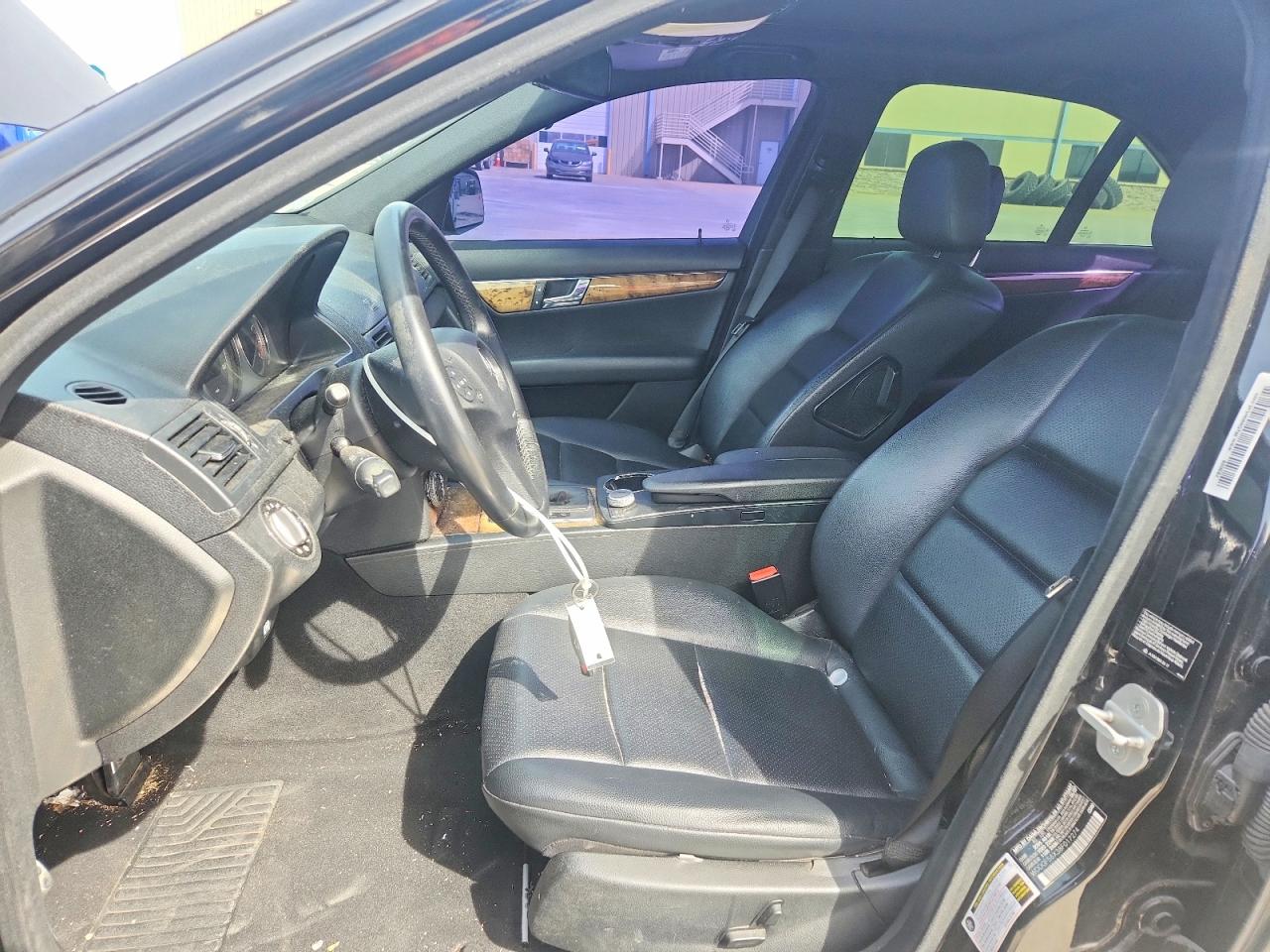 2008 Mercedes-benz C 350 Black vin: WDDGF56X38F017274