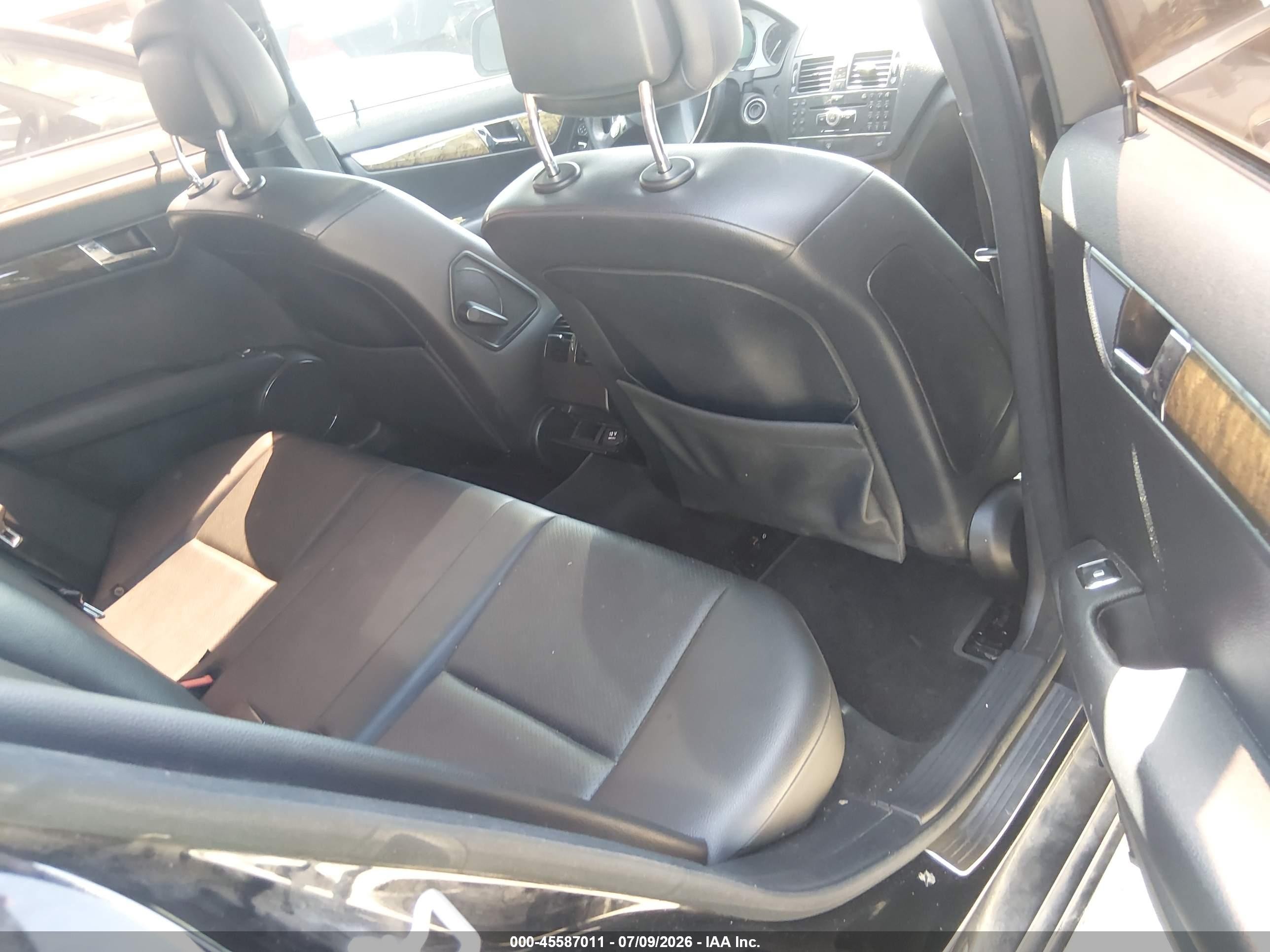 2008 Mercedes-benz C 350 Sport Black vin: WDDGF56X38F127385