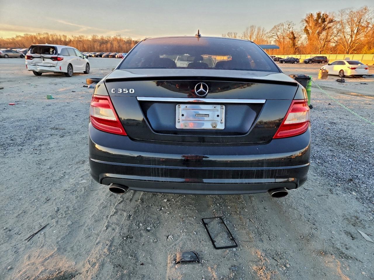 2008 Mercedes-benz C 350 Black vin: WDDGF56X38R025597