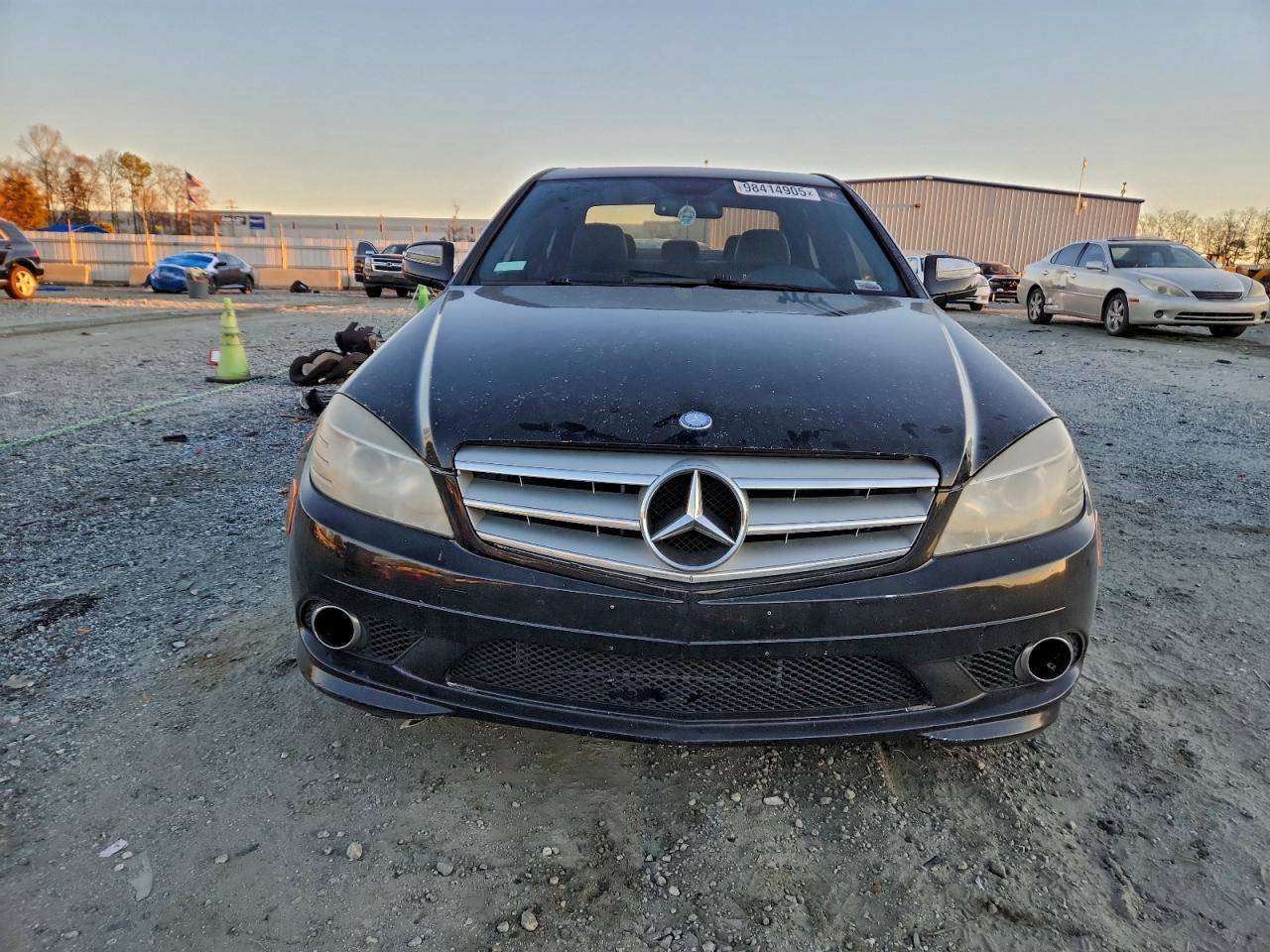 2008 Mercedes-benz C 350 Black vin: WDDGF56X38R025597