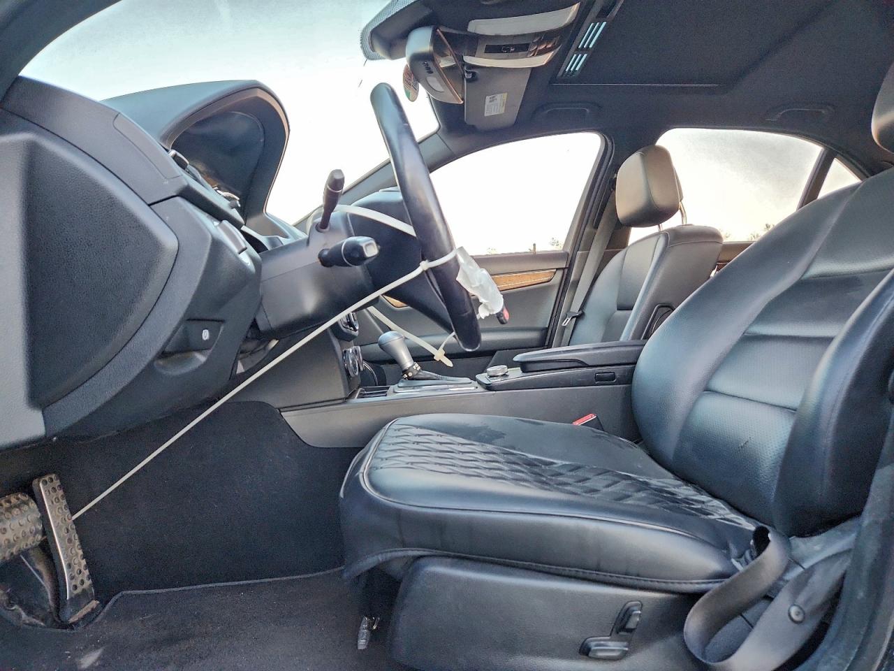 2008 Mercedes-benz C 350 Black vin: WDDGF56X38R025597