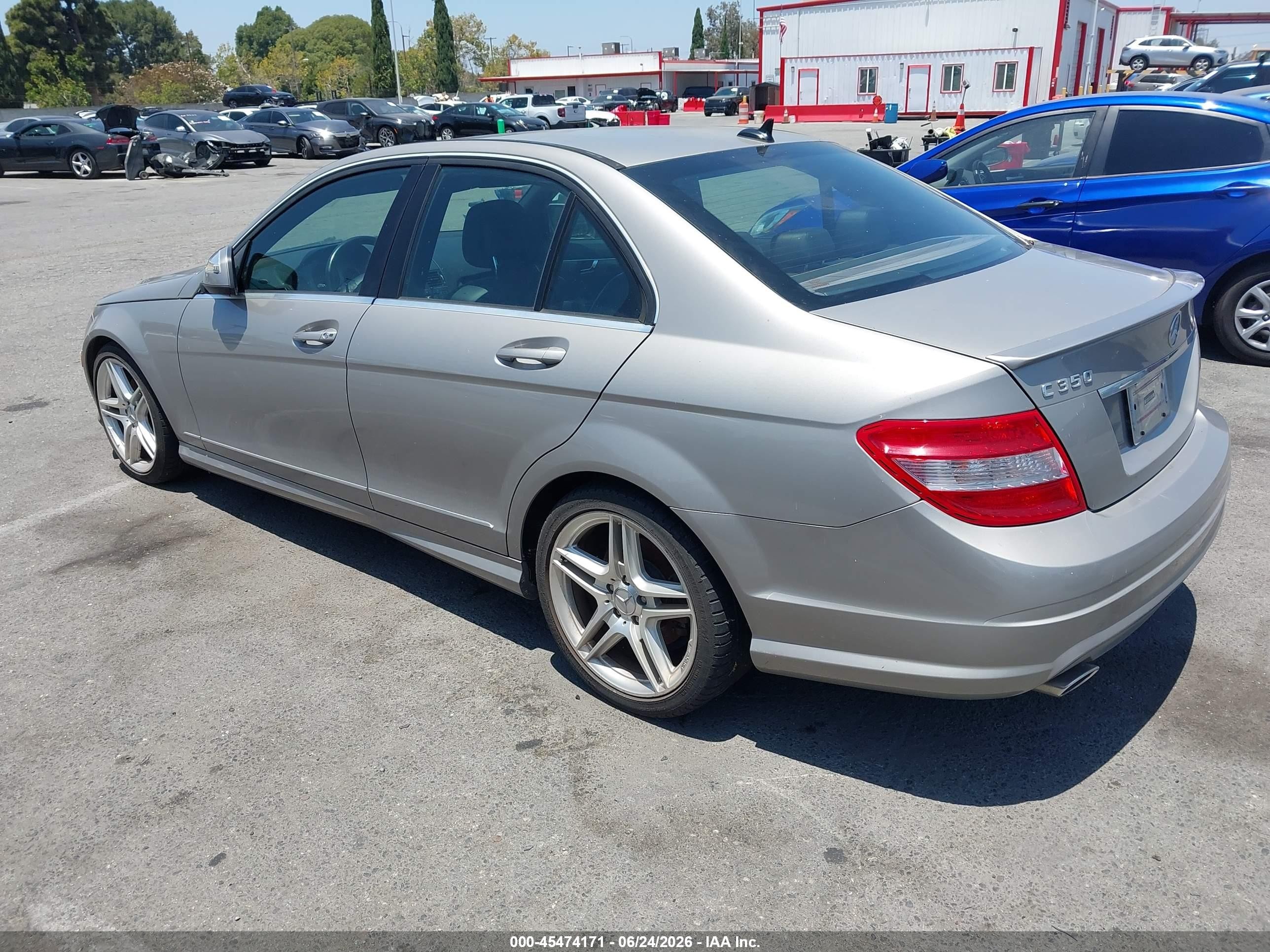2008 Mercedes-benz C 350 Sport Silver vin: WDDGF56X38R031075