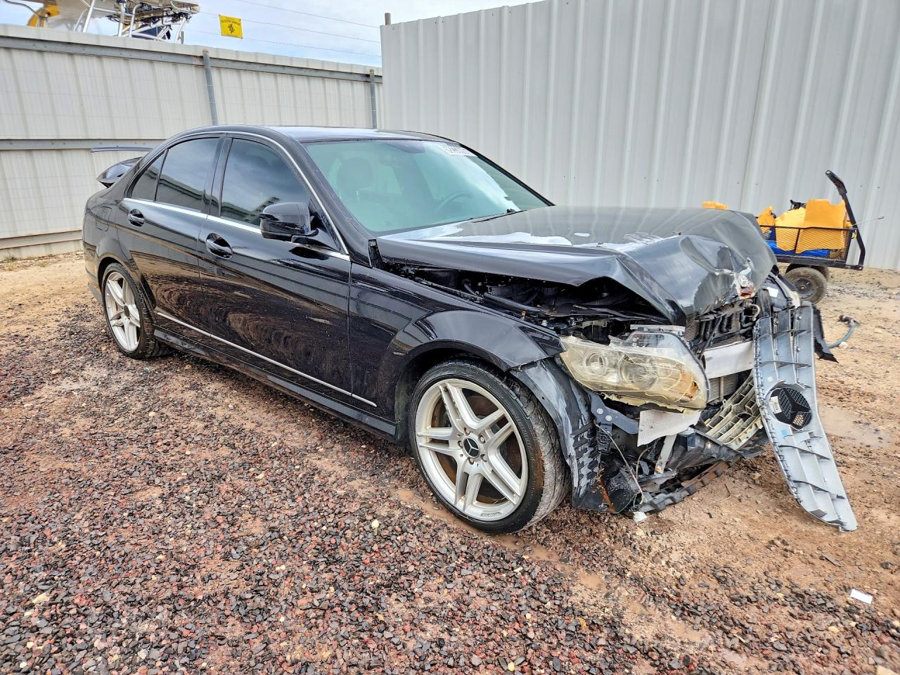 2008 Mercedes-benz C 350 Black vin: WDDGF56X48F069285