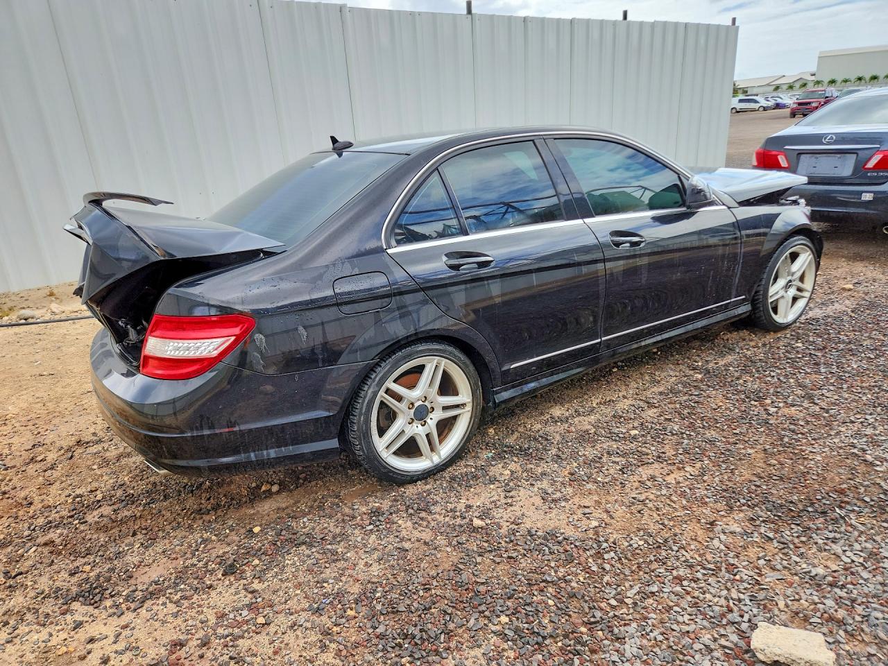 2008 Mercedes-benz C 350 Black vin: WDDGF56X48F069285