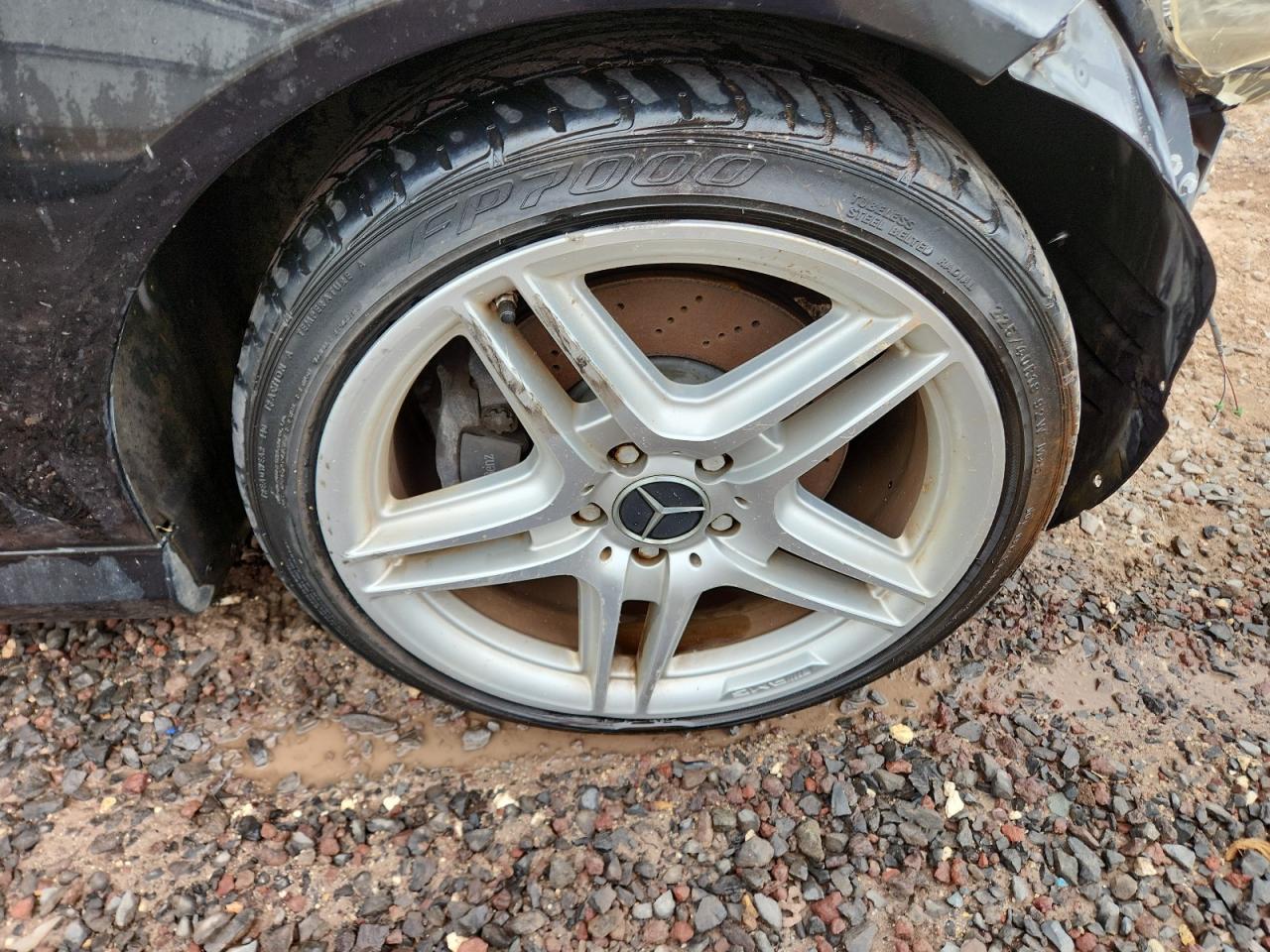 2008 Mercedes-benz C 350 Black vin: WDDGF56X48F069285 Damage: Right Front Wheel, Curb Rash, > 12 Inches