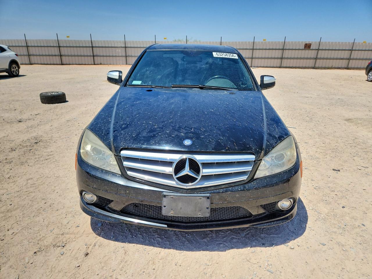 2008 Mercedes-benz C 350 Black vin: WDDGF56X58F039096