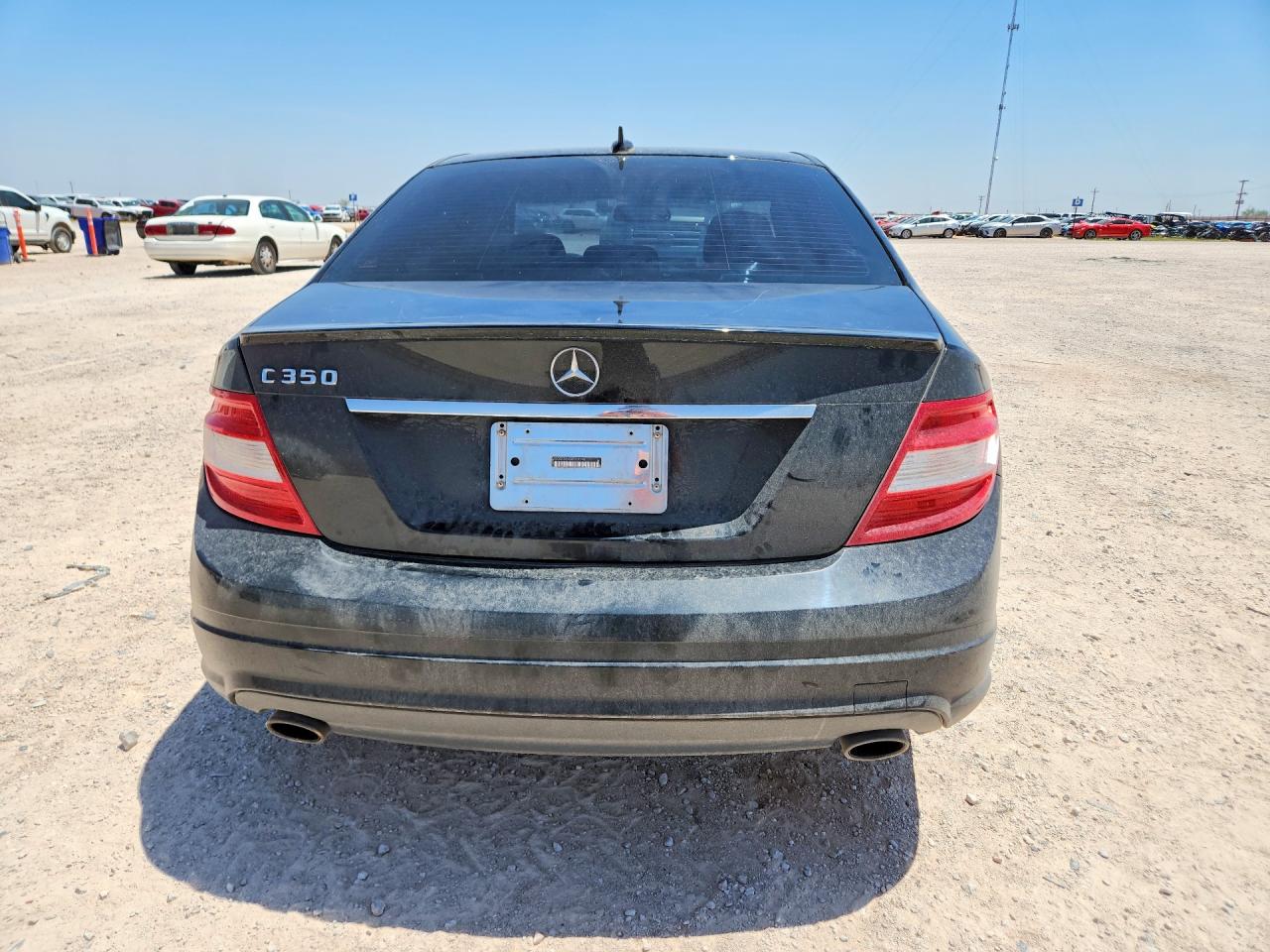 2008 Mercedes-benz C 350 Black vin: WDDGF56X58F039096