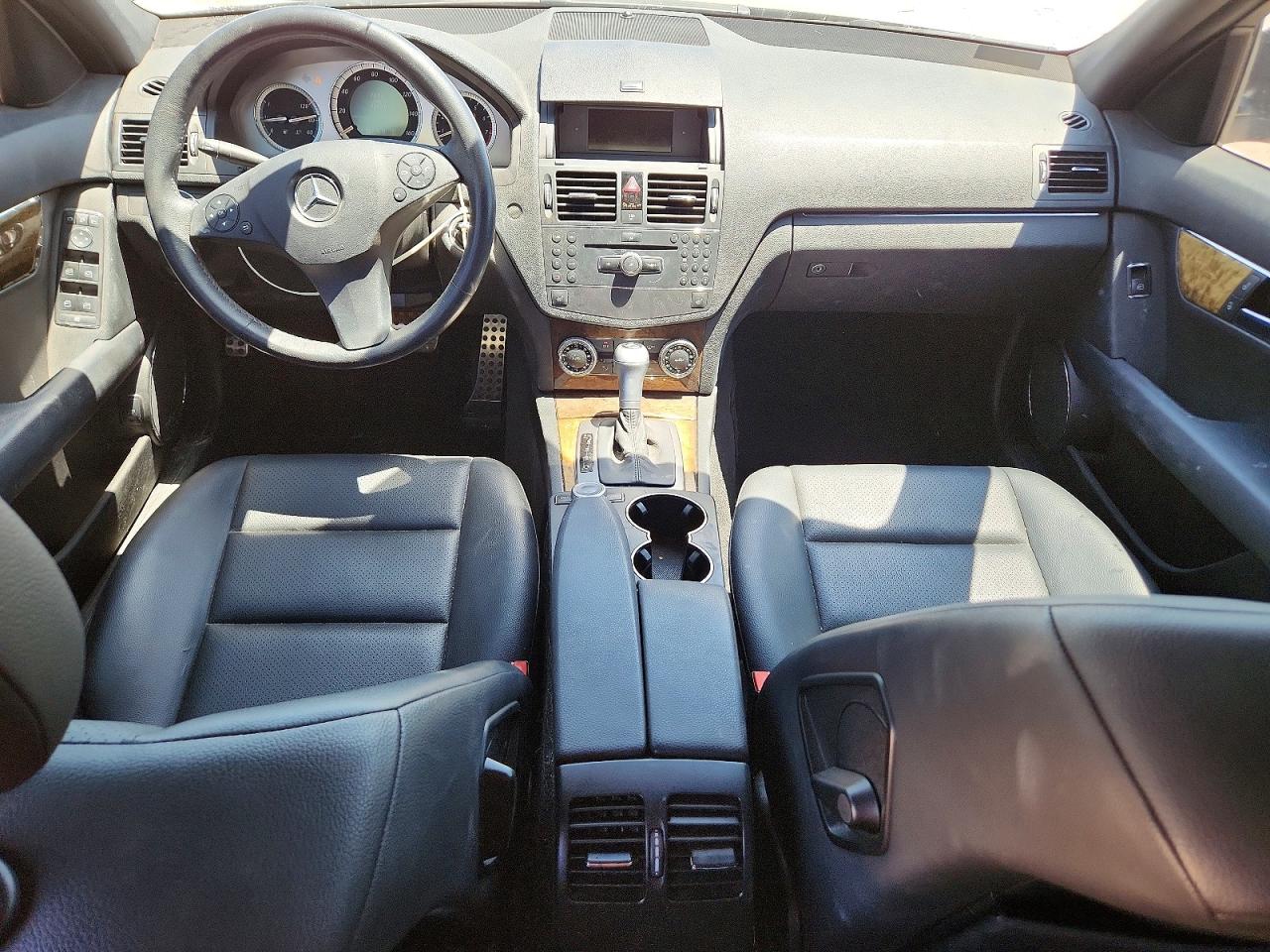 2008 Mercedes-benz C 350 Black vin: WDDGF56X58F039096