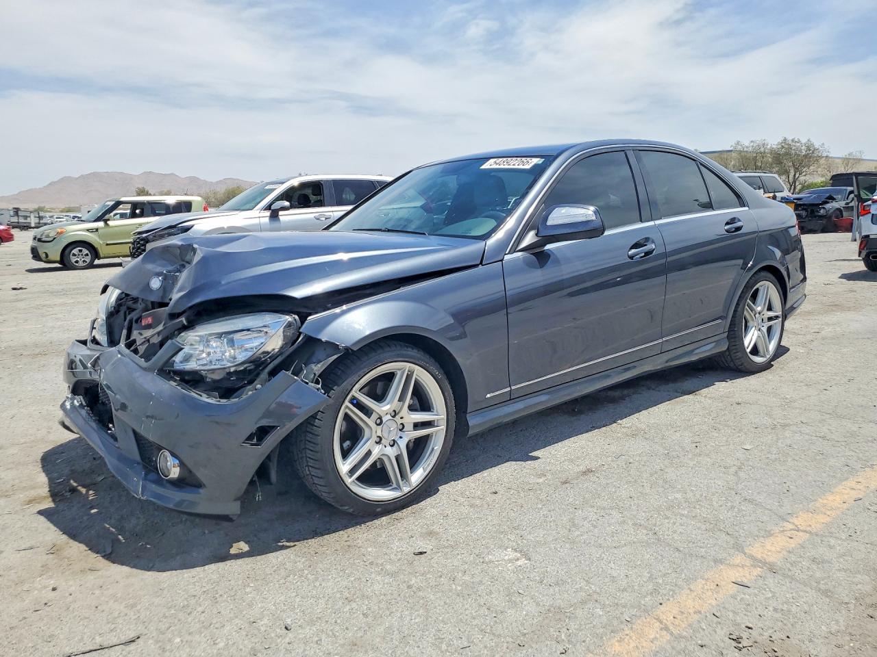 2008 Mercedes-benz C 350 Серый vin: WDDGF56X58F054200