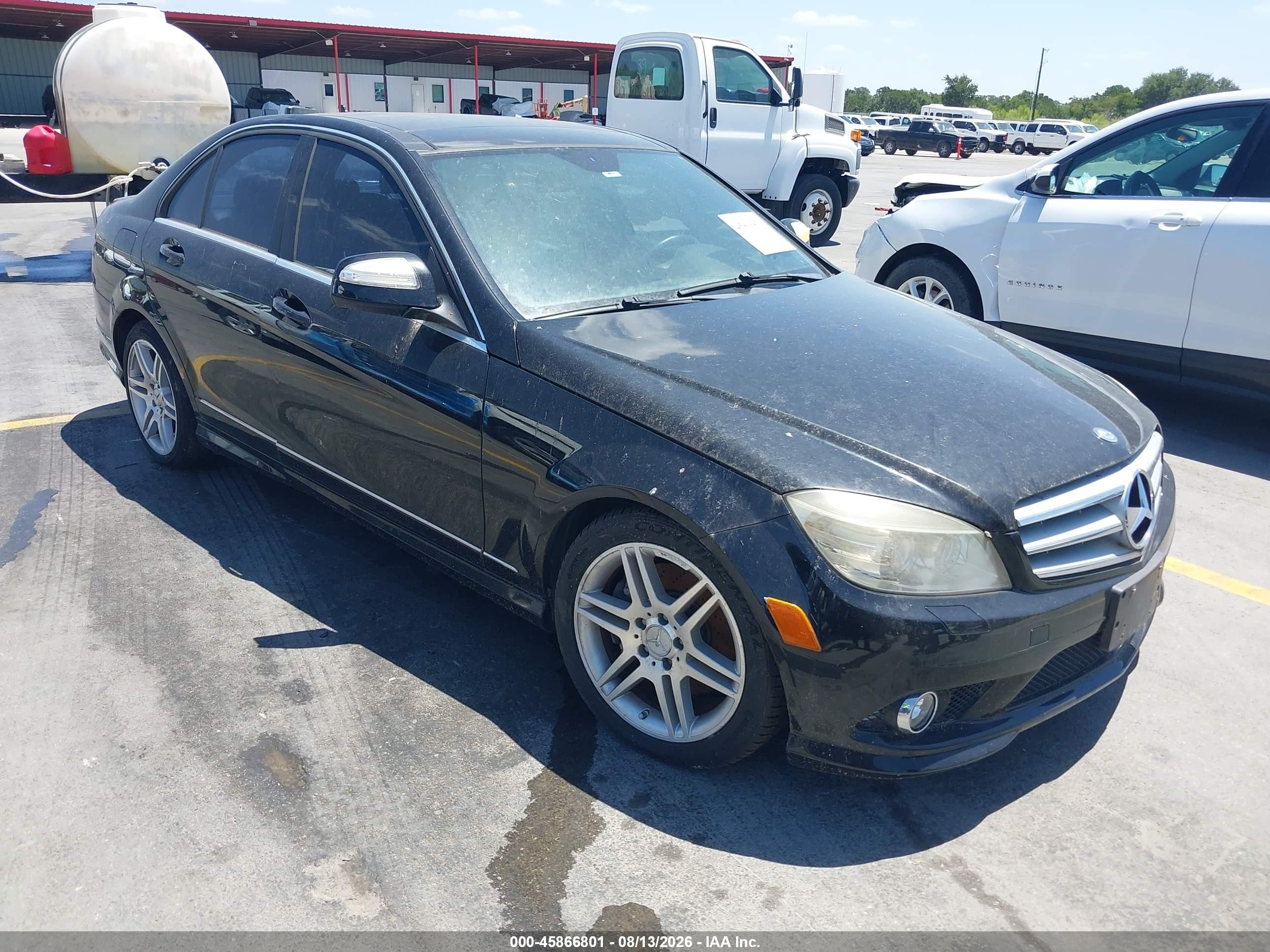 2008 Mercedes-benz C 350 Sport Dark Blue vin: WDDGF56X58F138274