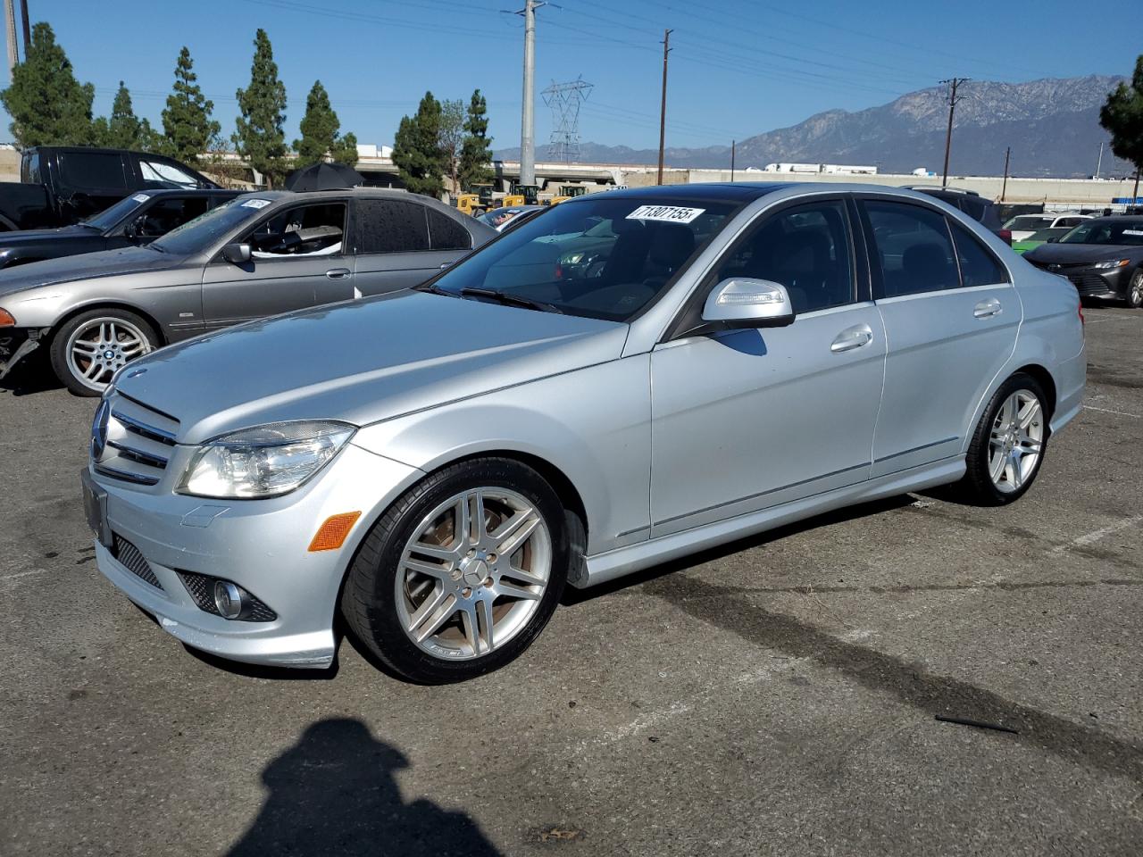 2008 Mercedes-benz C 350 Серебряный vin: WDDGF56X58F138534