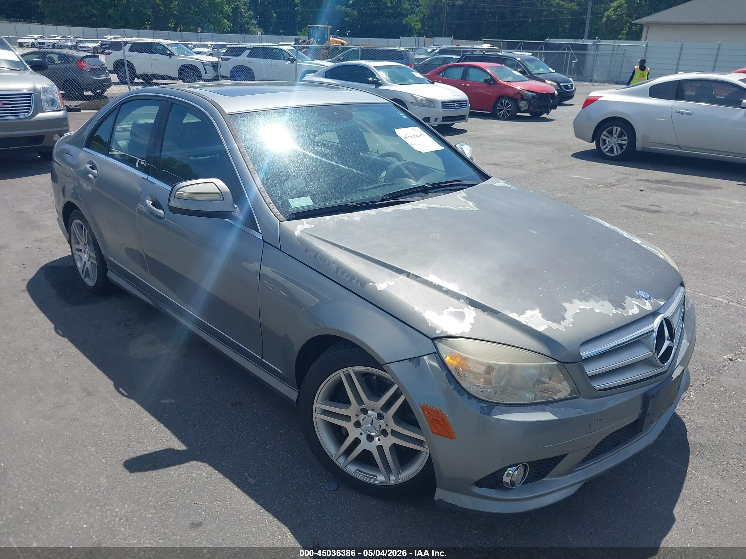 2008 Mercedes-benz C 350 Sport Gray vin: WDDGF56X58F170545