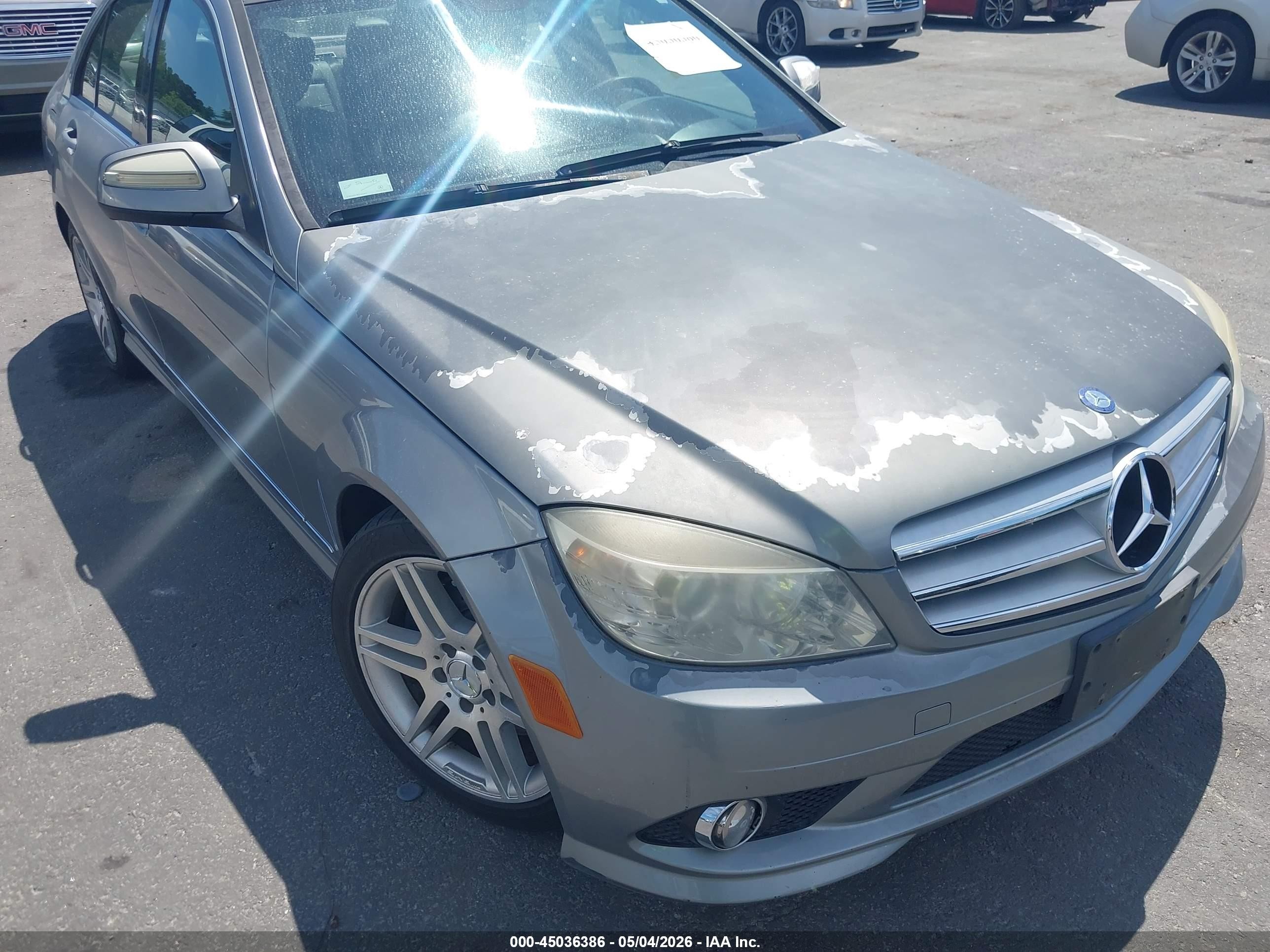 2008 Mercedes-benz C 350 Sport Gray vin: WDDGF56X58F170545