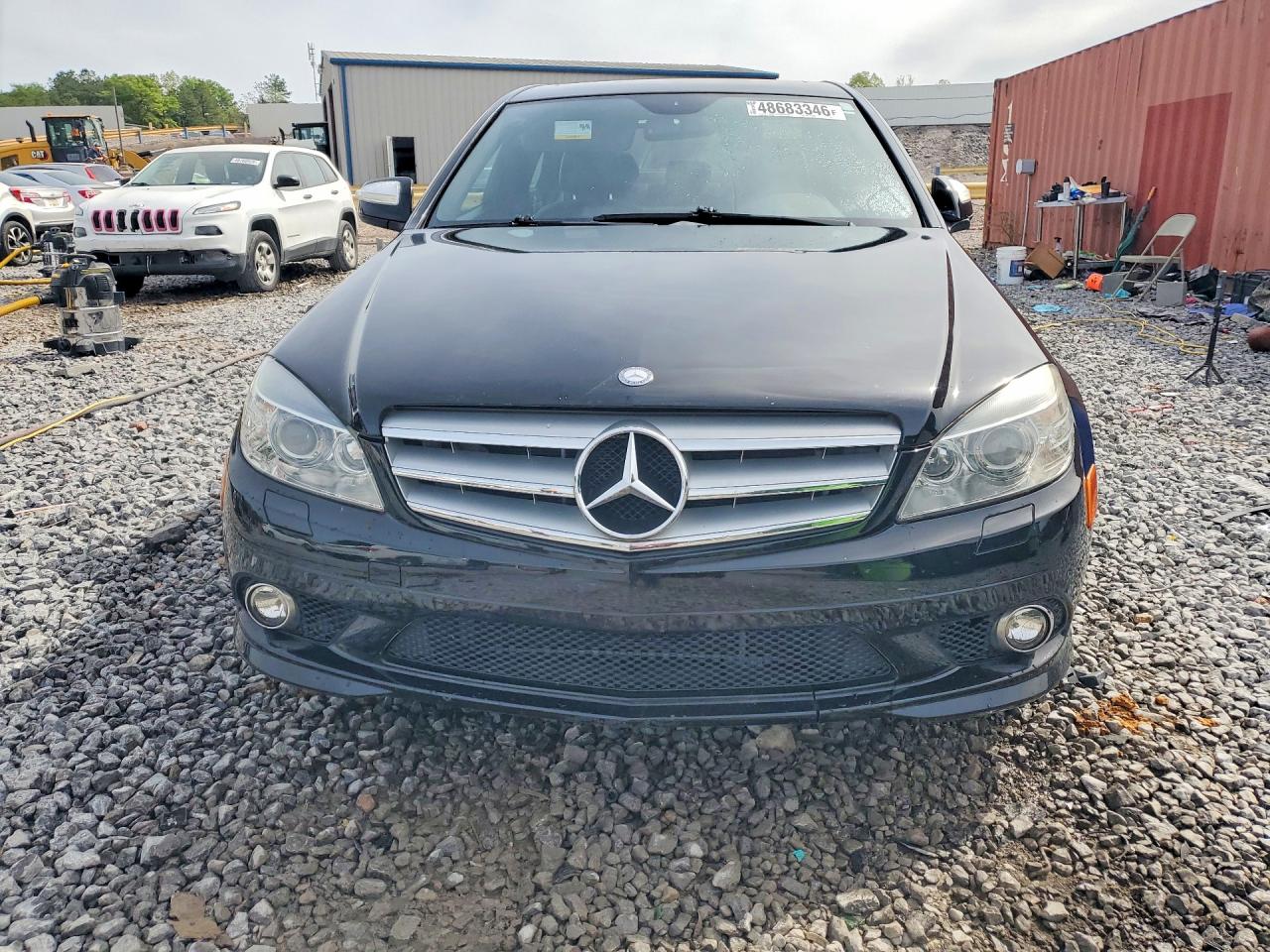 2008 Mercedes-benz C 350 Black vin: WDDGF56X58F177639