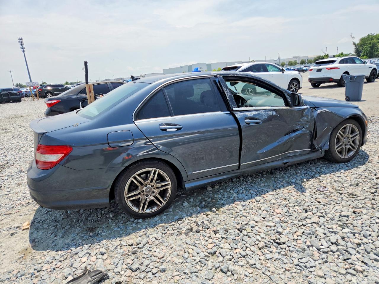 2008 Mercedes-benz C 350 Gray vin: WDDGF56X68F108989