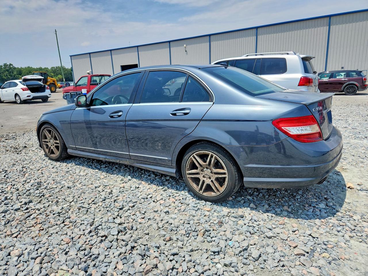 2008 Mercedes-benz C 350 Gray vin: WDDGF56X68F108989