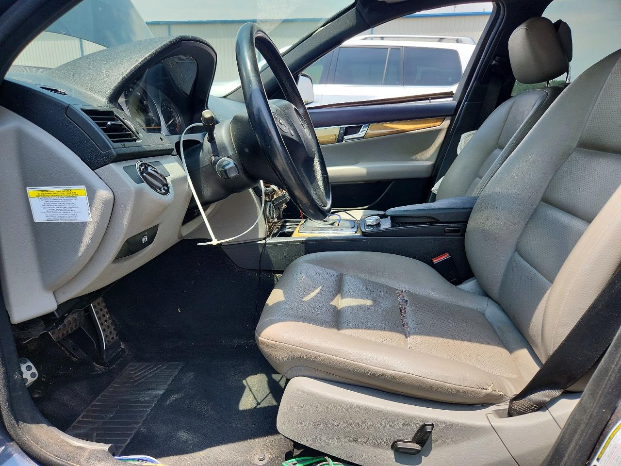 2008 Mercedes-benz C 350 Gray vin: WDDGF56X68F108989