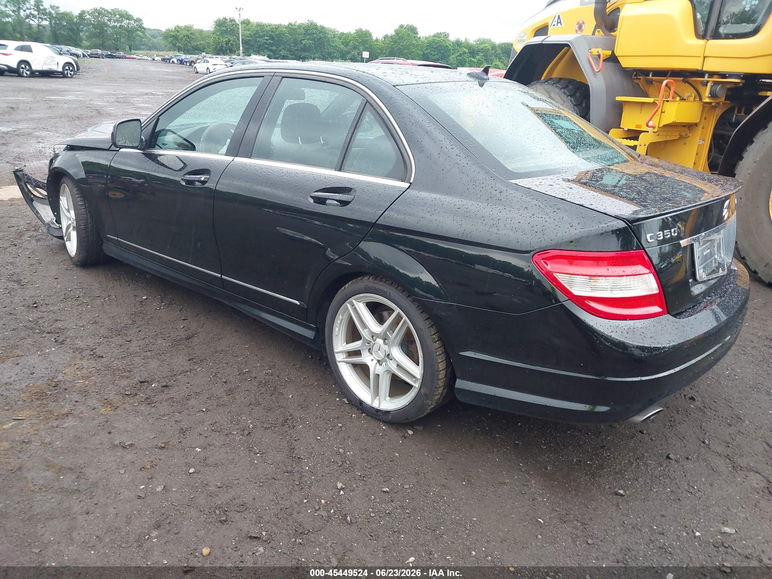 2009 Mercedes-benz C 350 Sport Черный vin: WDDGF56X69R046591