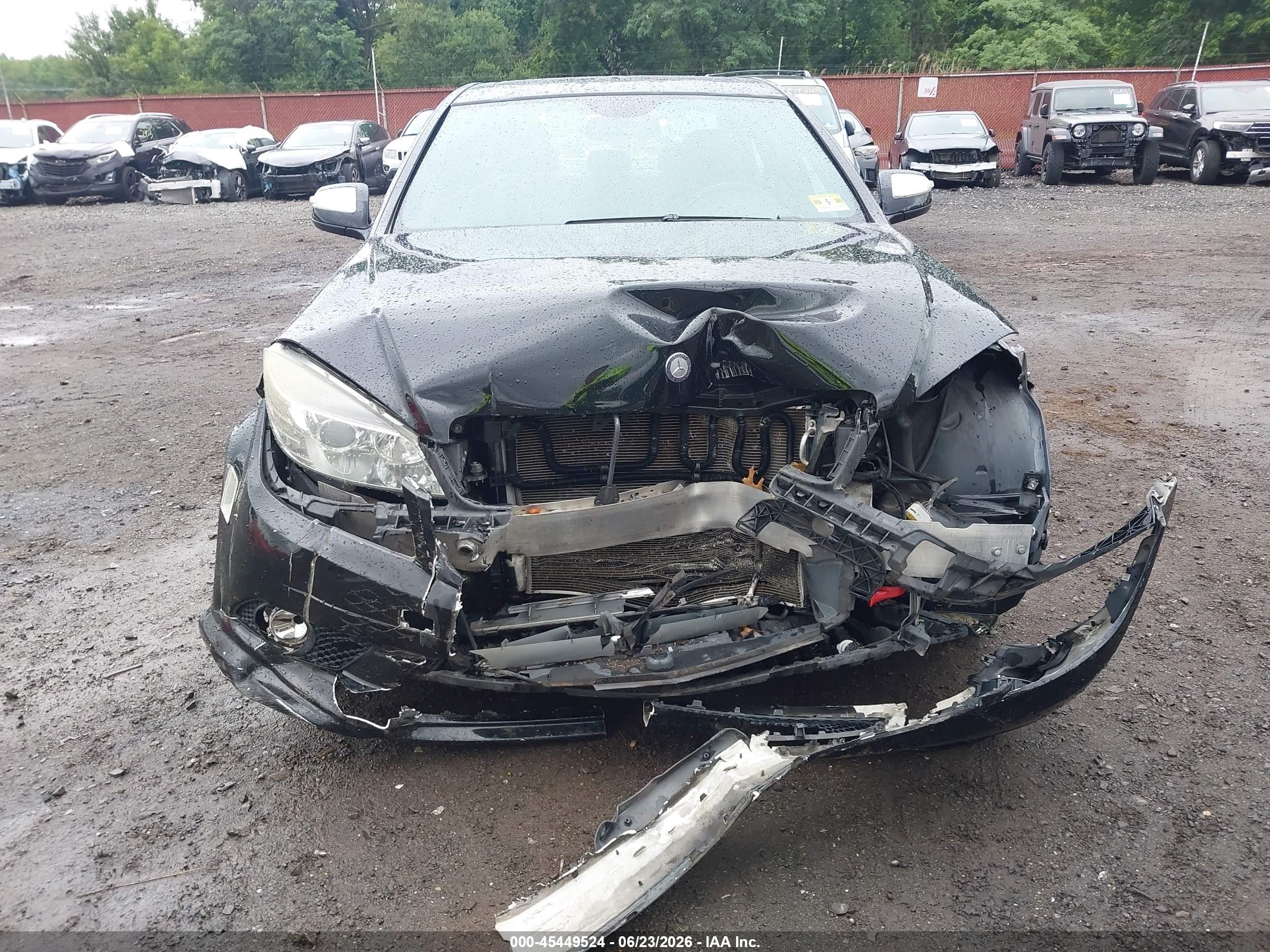 2009 Mercedes-benz C 350 Sport Черный vin: WDDGF56X69R046591
