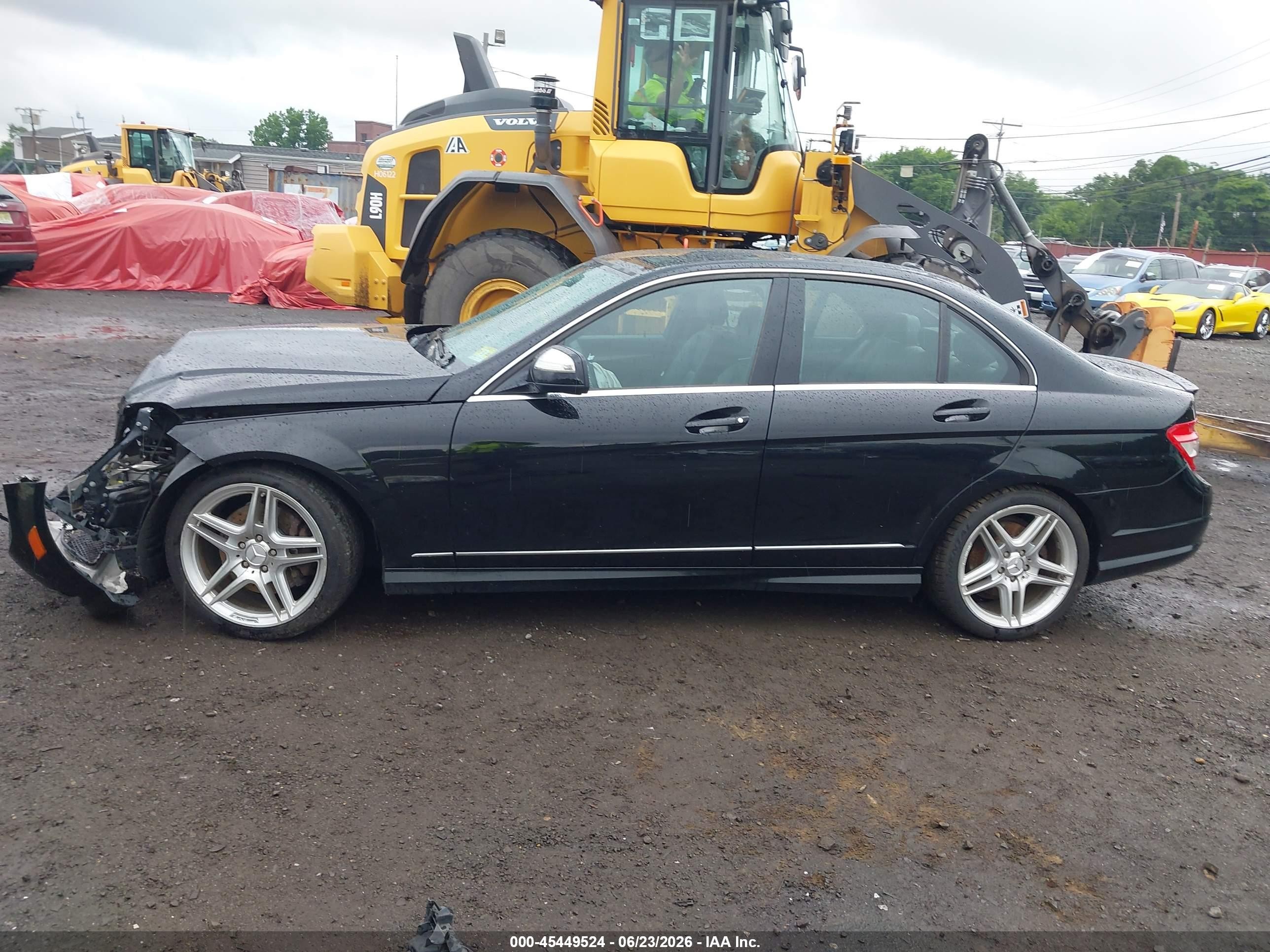 2009 Mercedes-benz C 350 Sport Черный vin: WDDGF56X69R046591