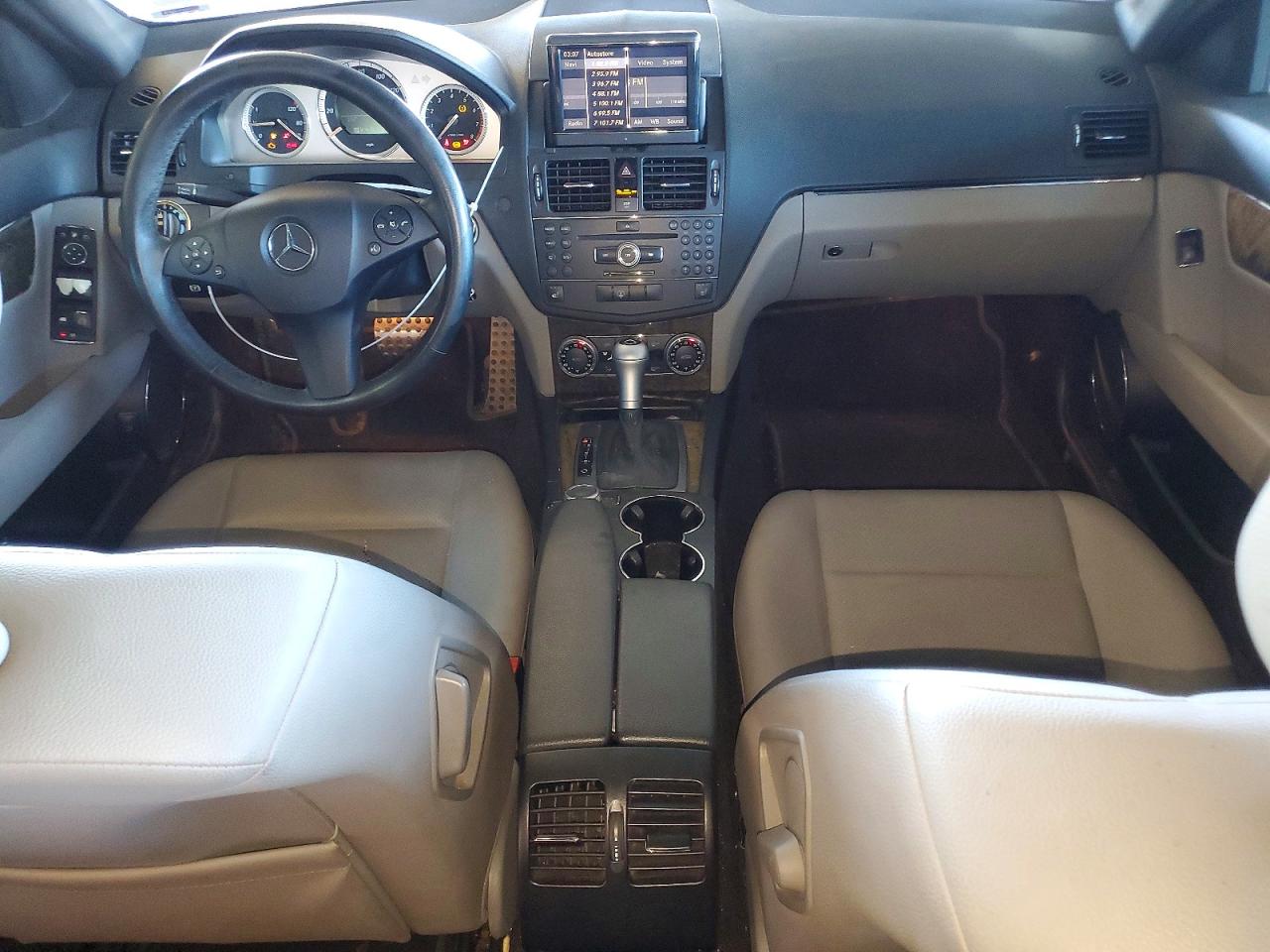 2008 Mercedes-benz C 350 Silver vin: WDDGF56X78F056059