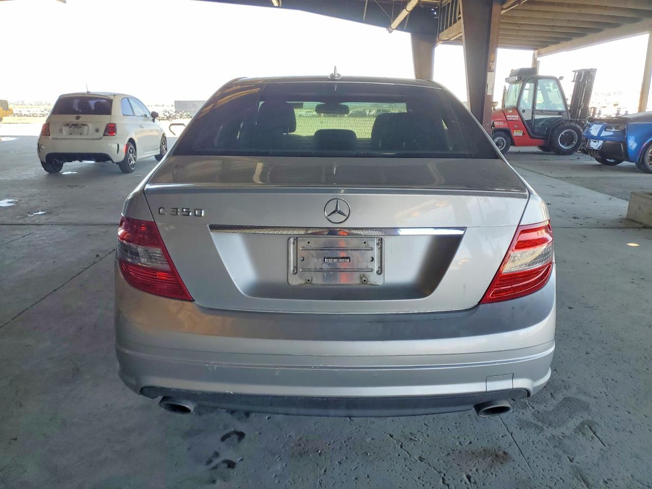 2008 Mercedes-benz C 350 Silver vin: WDDGF56X78F056059