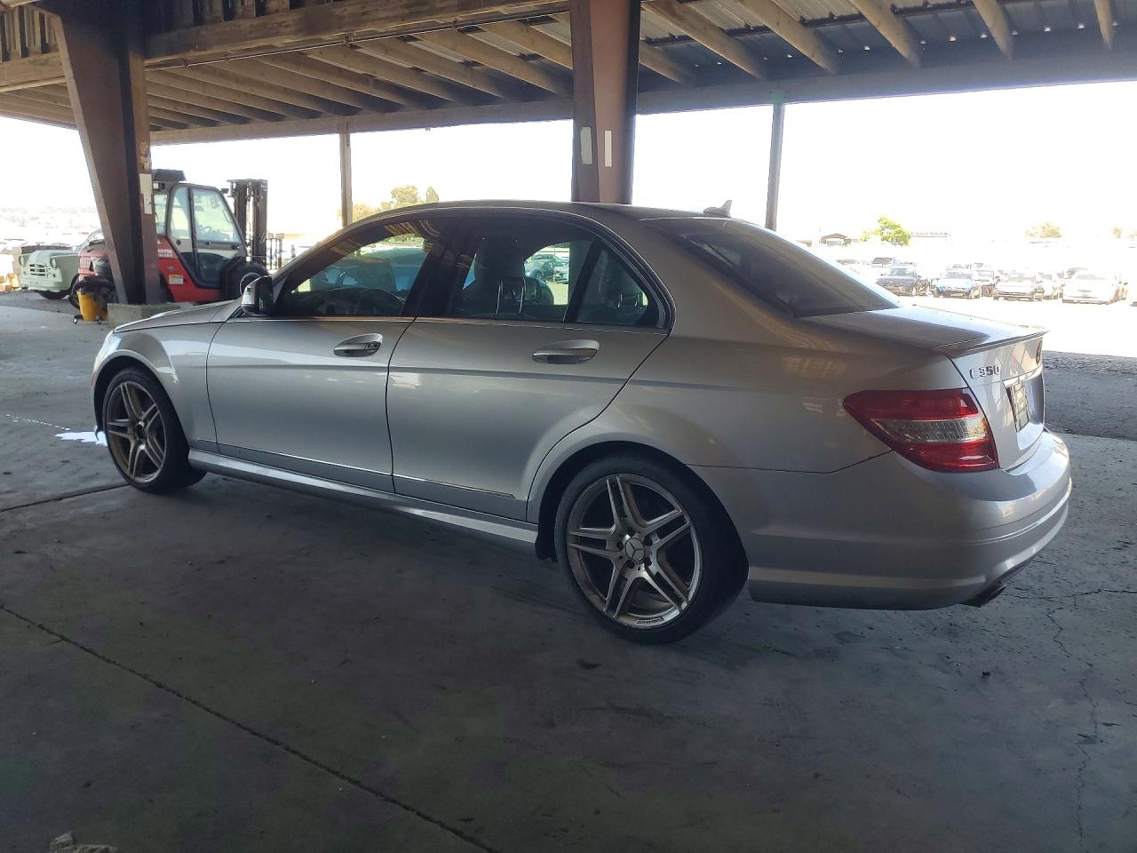 2008 Mercedes-benz C 350 Silver vin: WDDGF56X78F056059