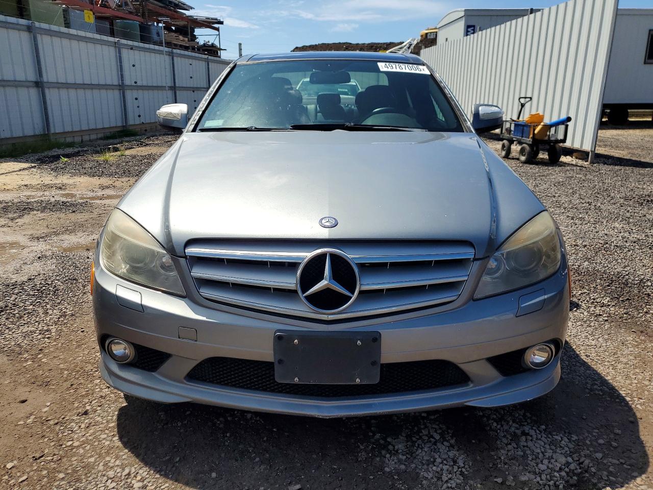2008 Mercedes-benz C 350 Silver vin: WDDGF56X78F138938