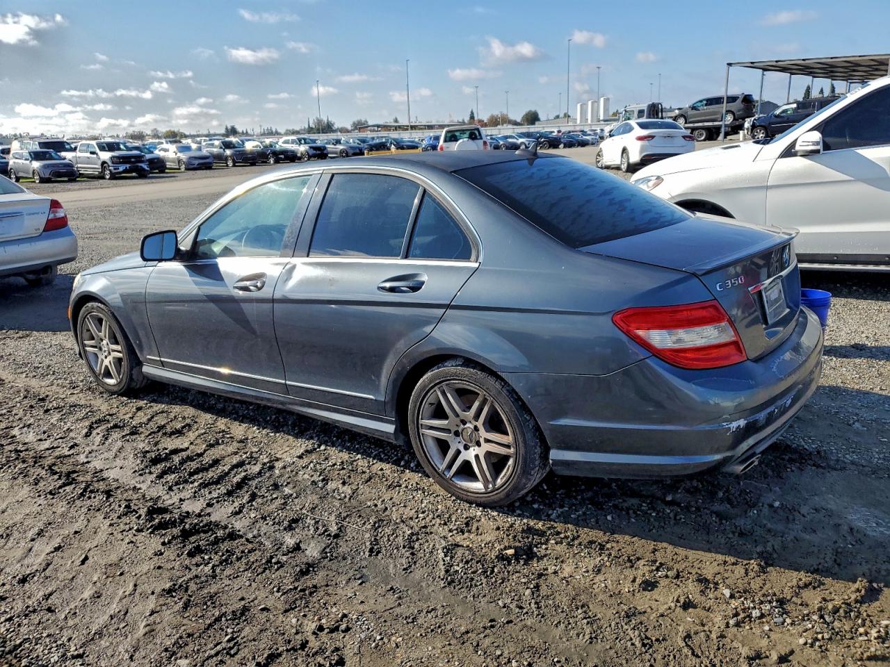 2008 Mercedes-benz C 350 Blue vin: WDDGF56X78F179019