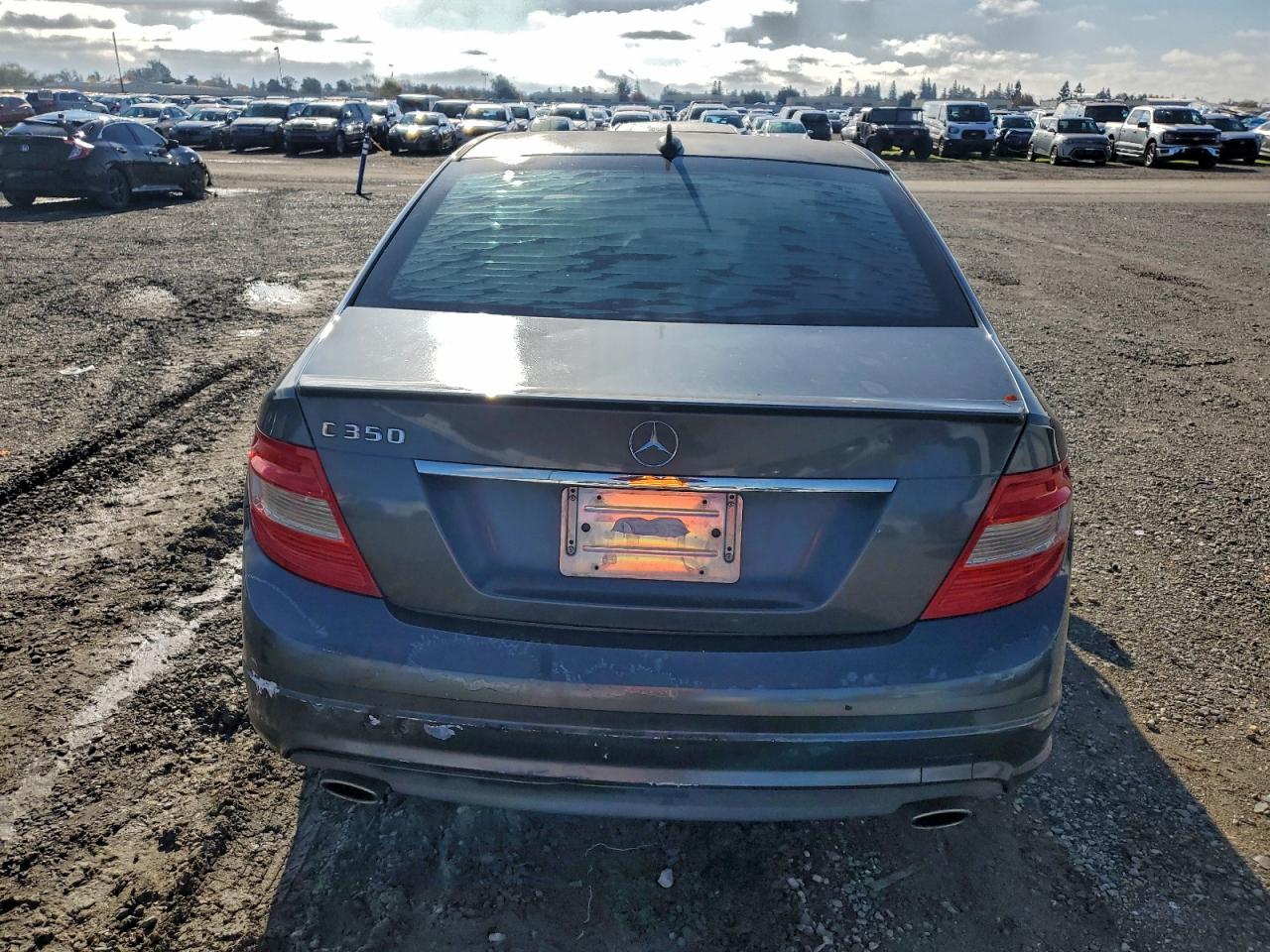 2008 Mercedes-benz C 350 Blue vin: WDDGF56X78F179019