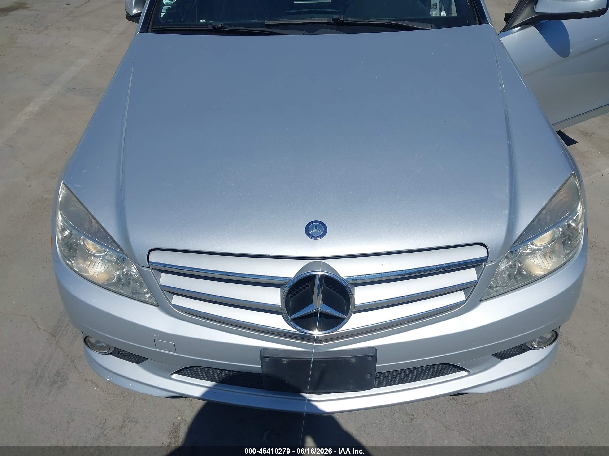 2008 Mercedes-benz C 350 Sport Silver vin: WDDGF56X78F181689