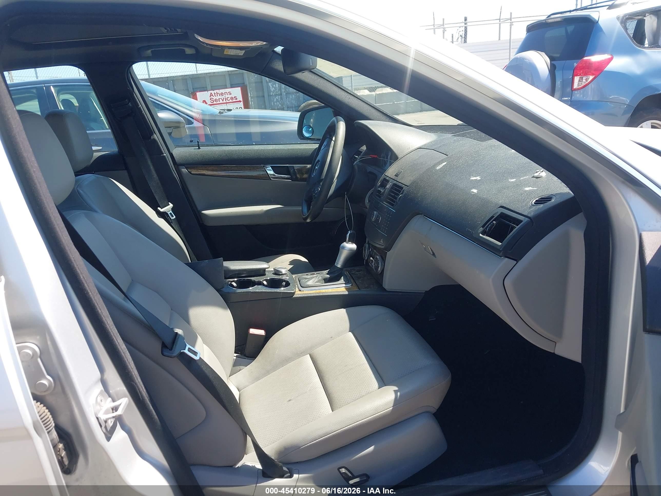 2008 Mercedes-benz C 350 Sport Silver vin: WDDGF56X78F181689