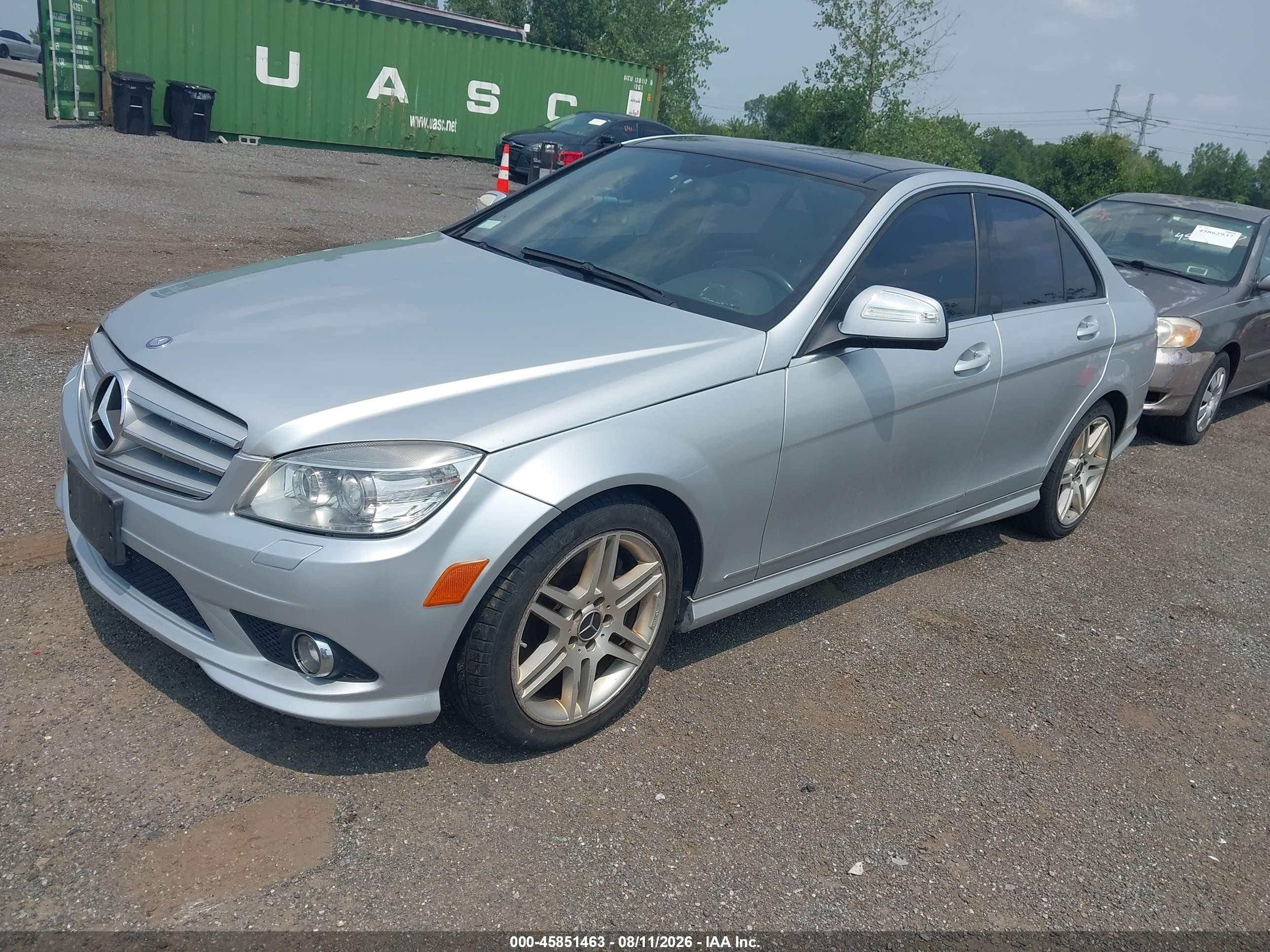 2008 Mercedes-benz C 350 Sport Gray vin: WDDGF56X78R033802