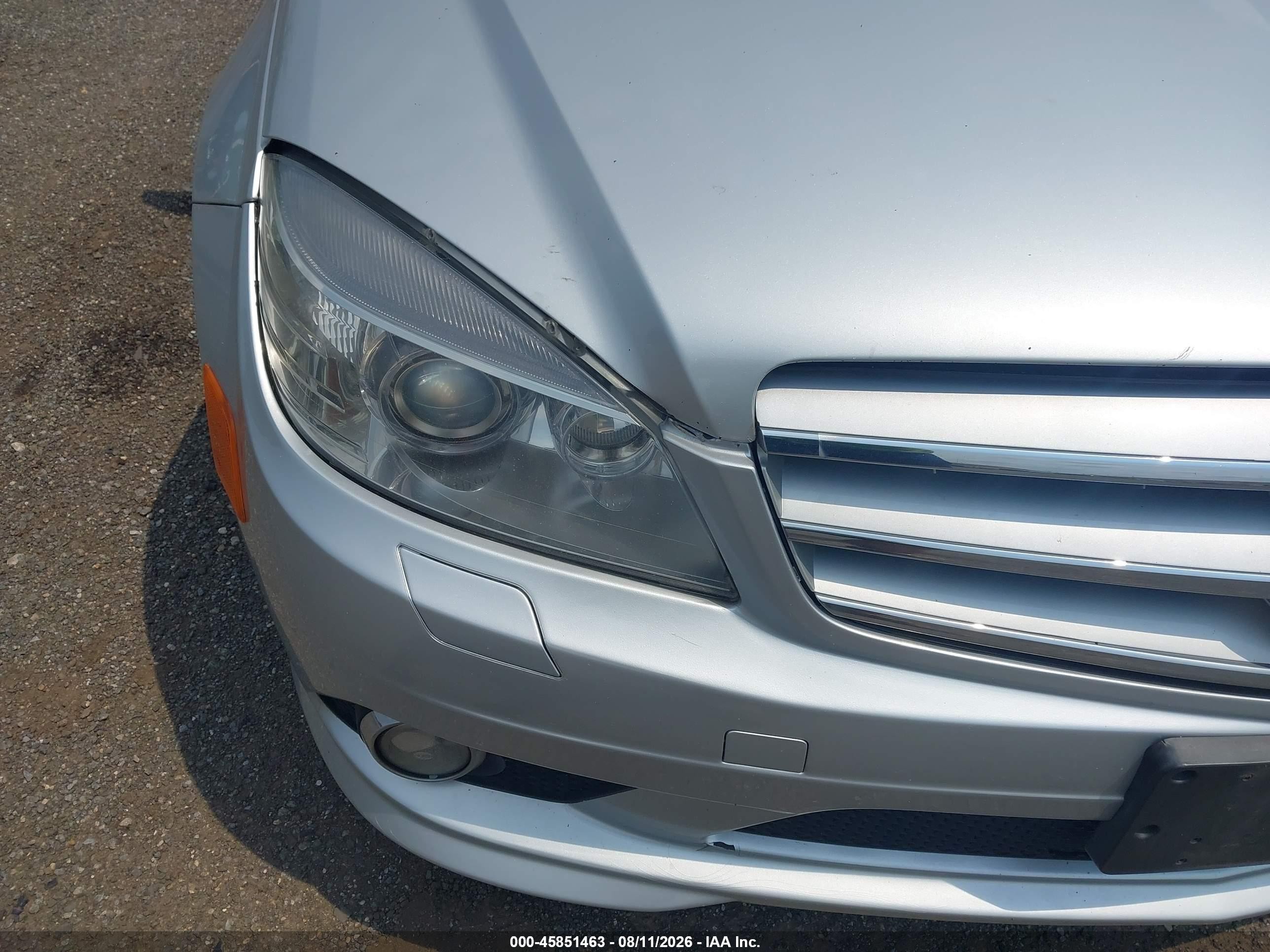 2008 Mercedes-benz C 350 Sport Gray vin: WDDGF56X78R033802