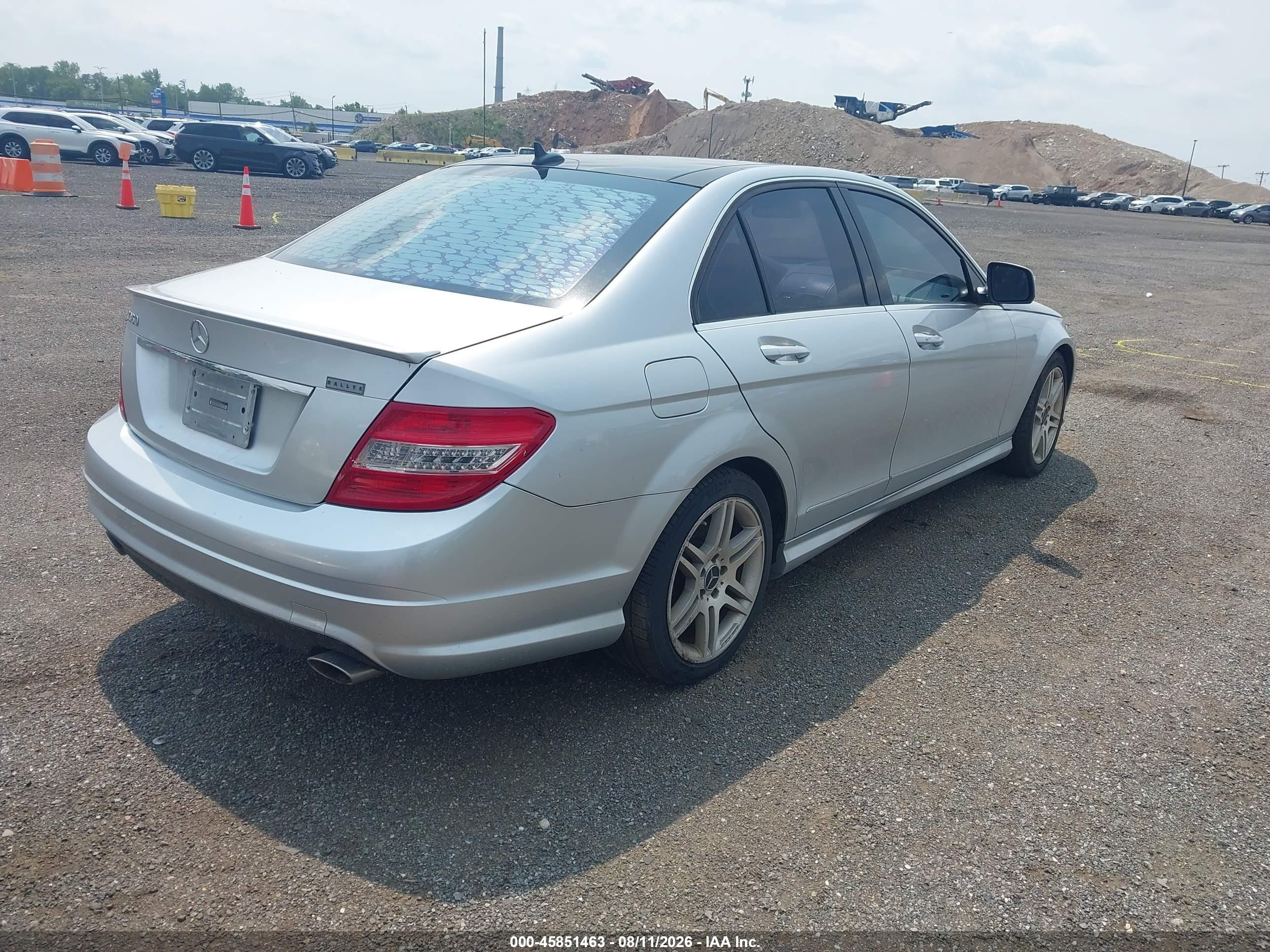 2008 Mercedes-benz C 350 Sport Gray vin: WDDGF56X78R033802