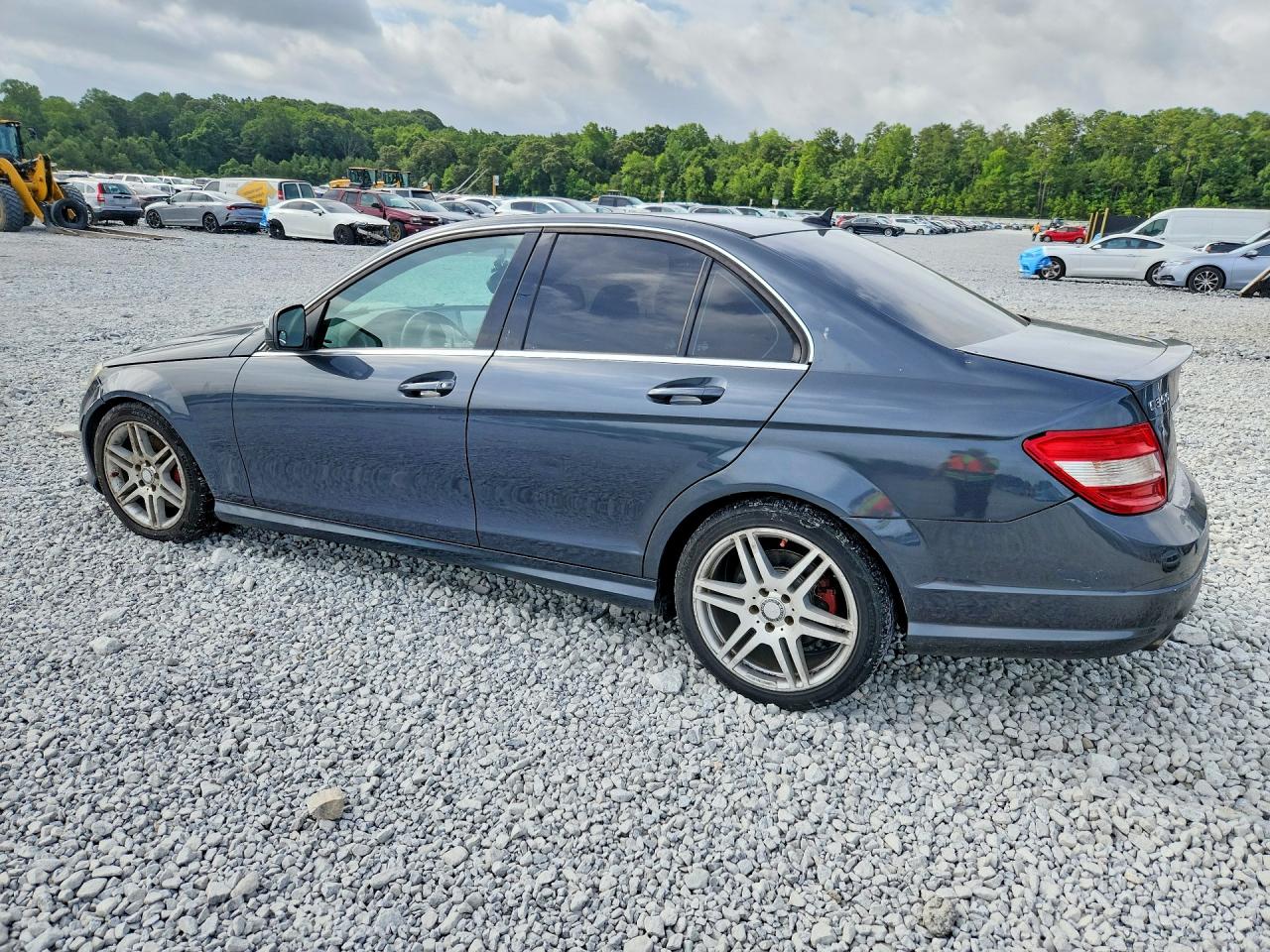 2008 Mercedes-benz C 350 Gray vin: WDDGF56X88F124501