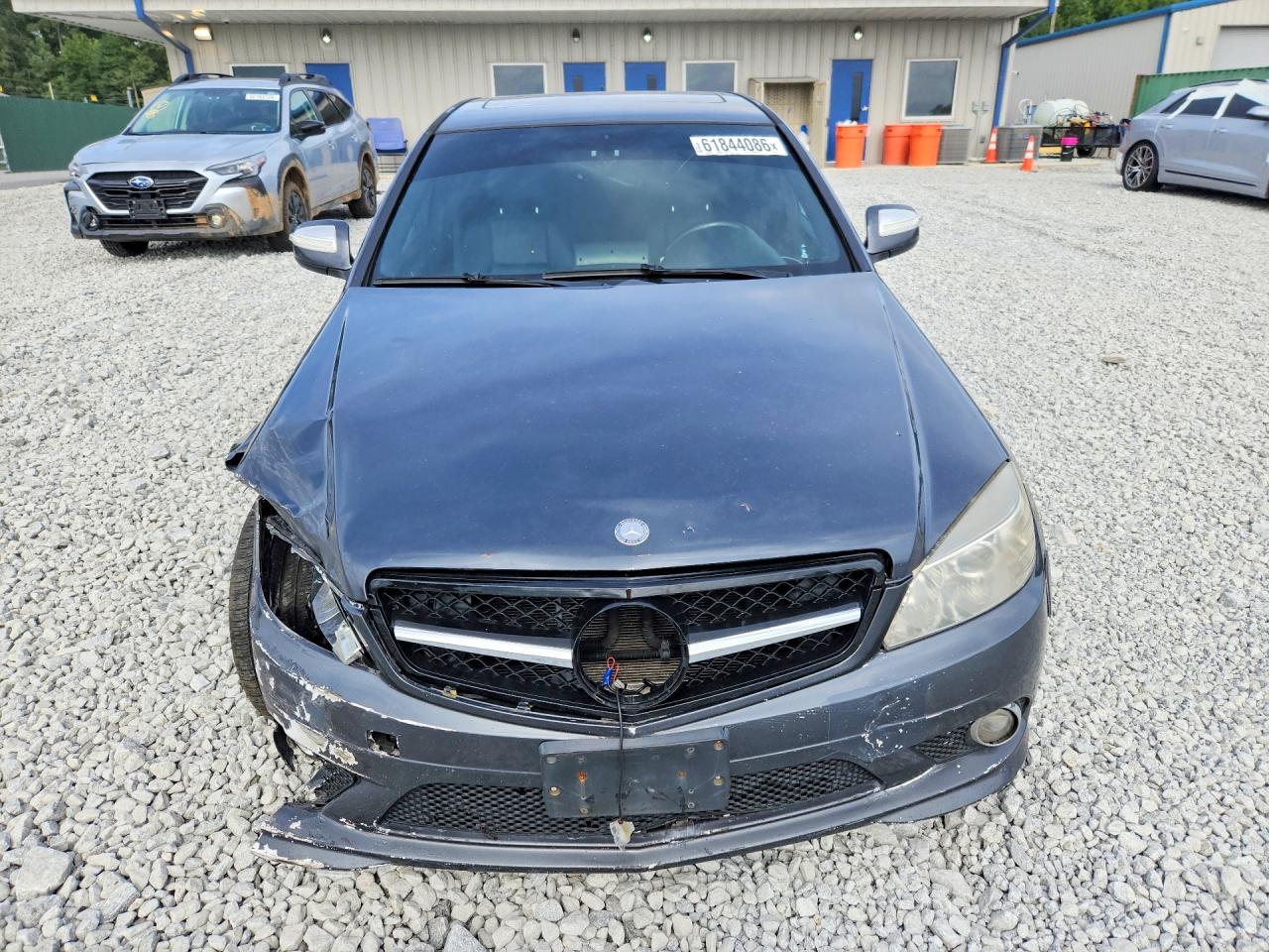 2008 Mercedes-benz C 350 Gray vin: WDDGF56X88F124501